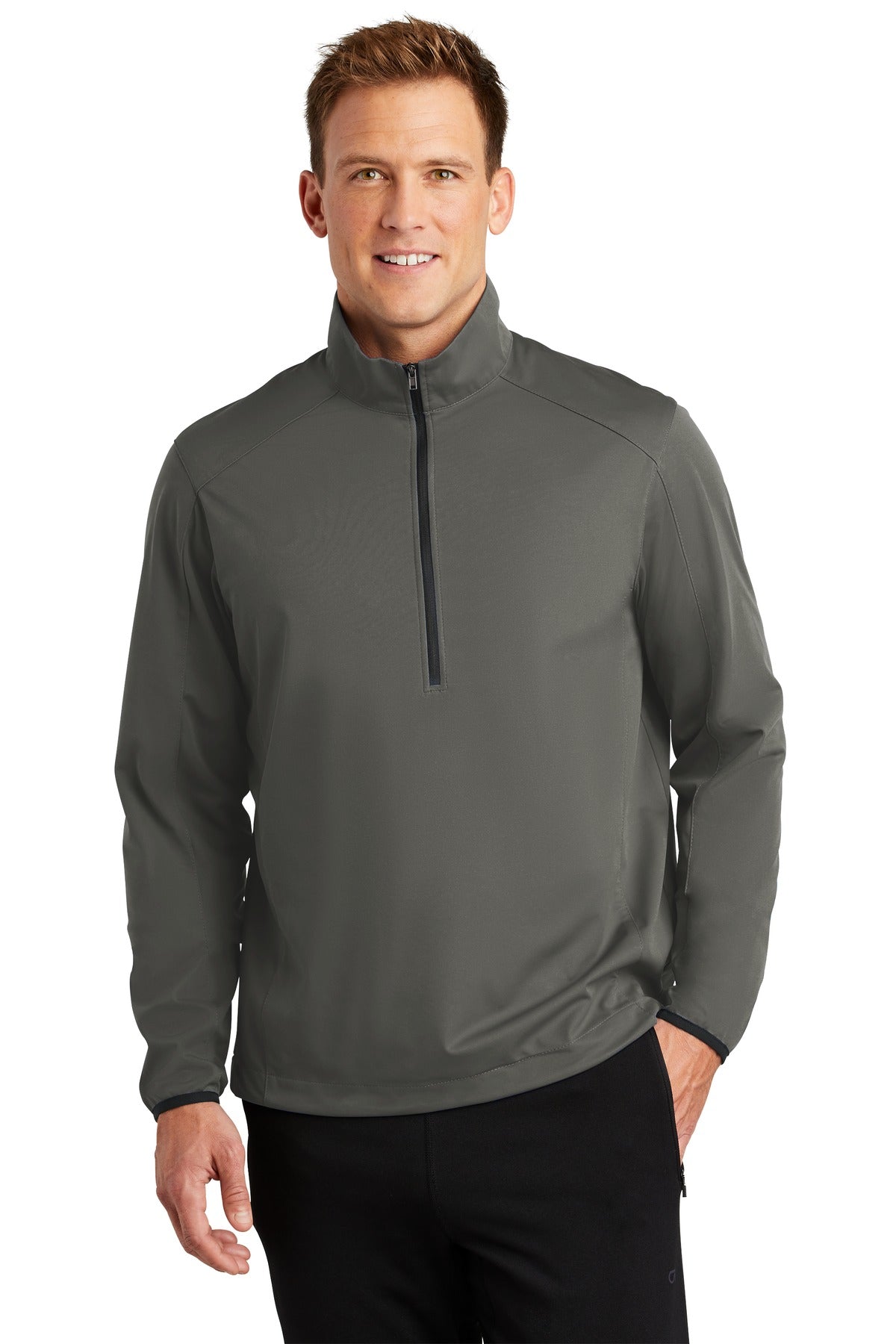 Custom Embroidered - Port Authority® Active 1/2-Zip Soft Shell Jacket. J716