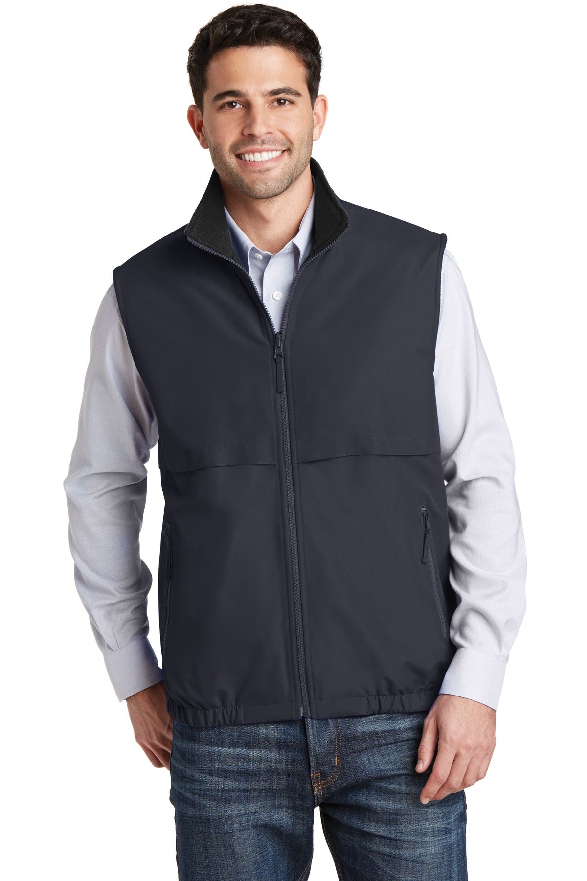 Custom Embroidered - Port Authority® Reversible Charger Vest. J7490