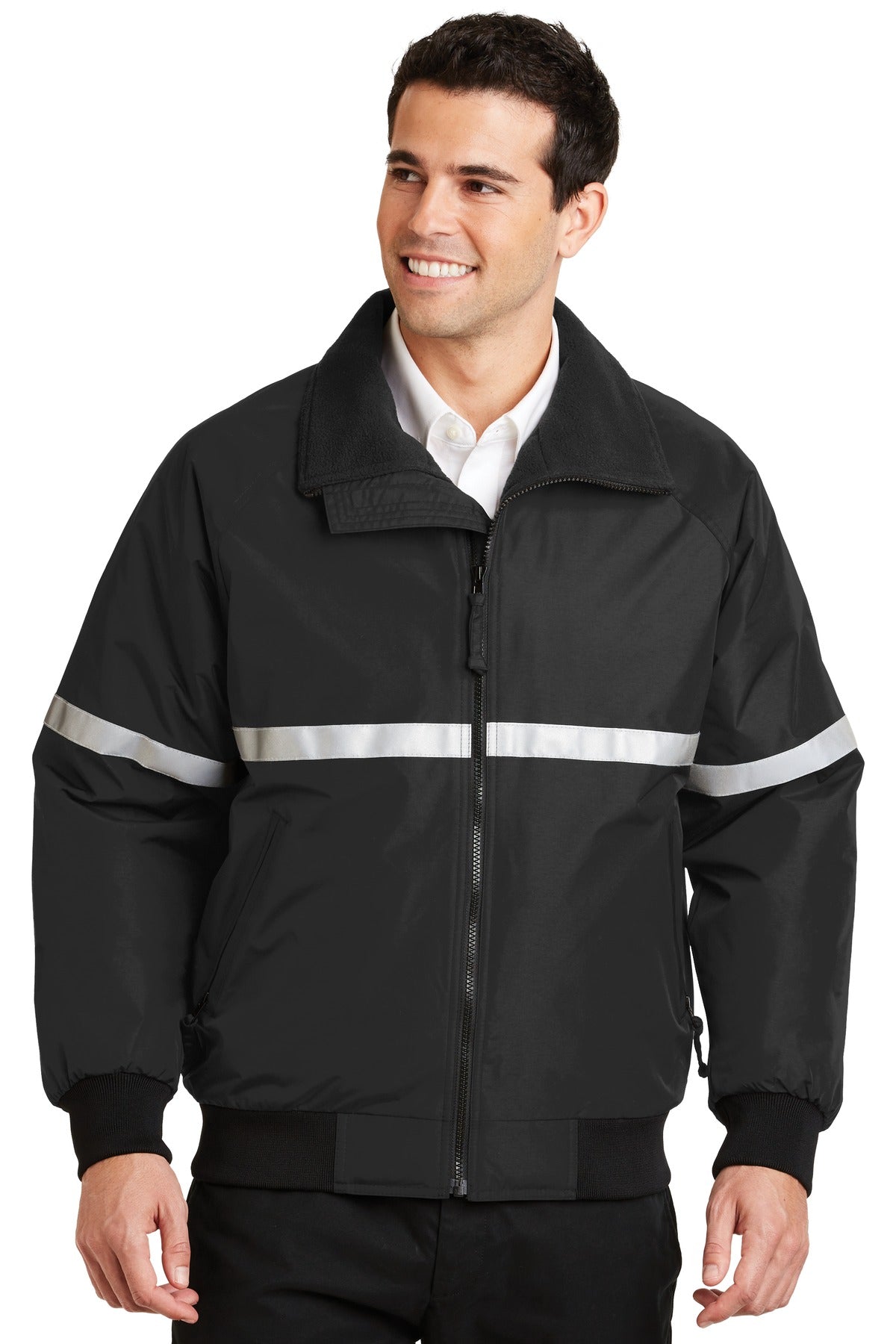 Custom Embroidery or DTF Print - Port Authority ® Challenger™ Jacket with Reflective Taping J754R