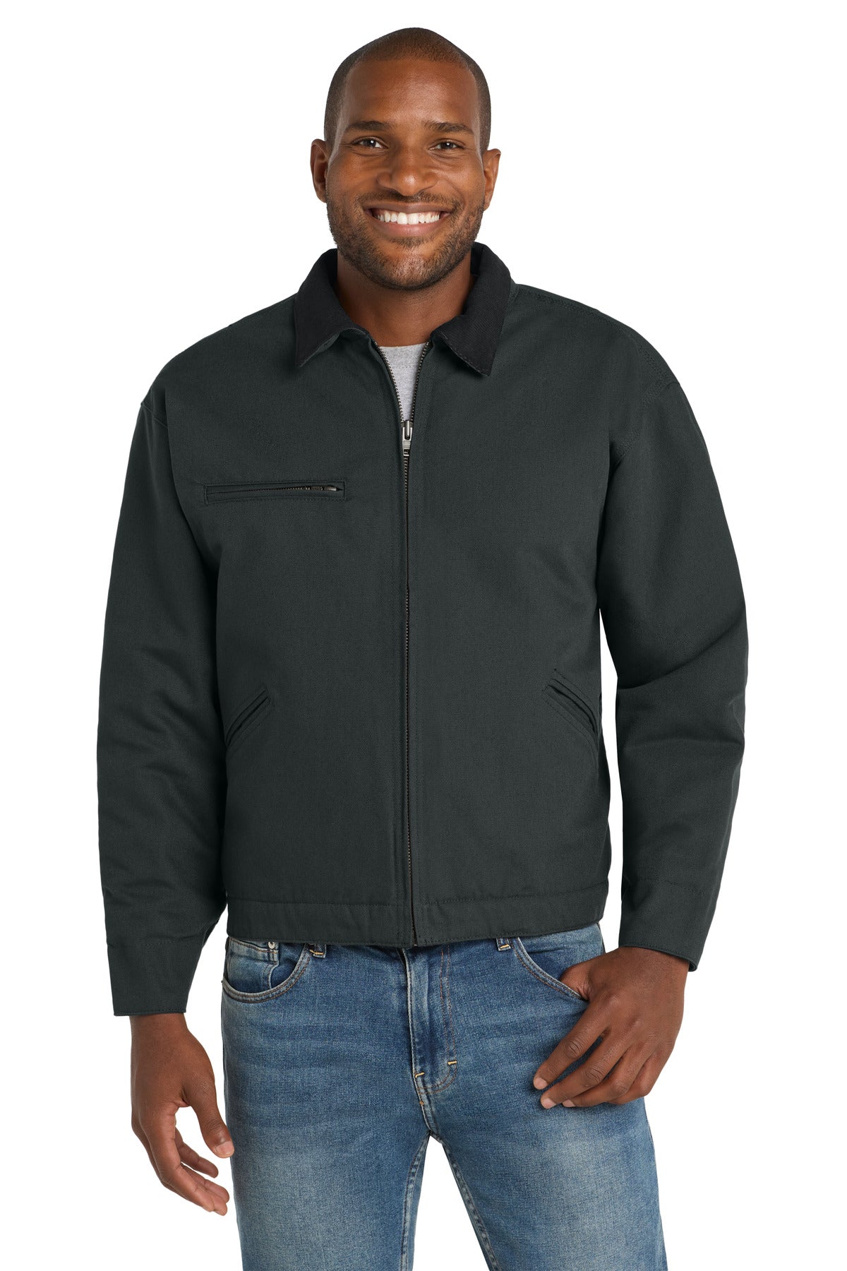 Custom Embroidery or DTF Print - CornerStone ® - Duck Cloth Work Jacket. J763