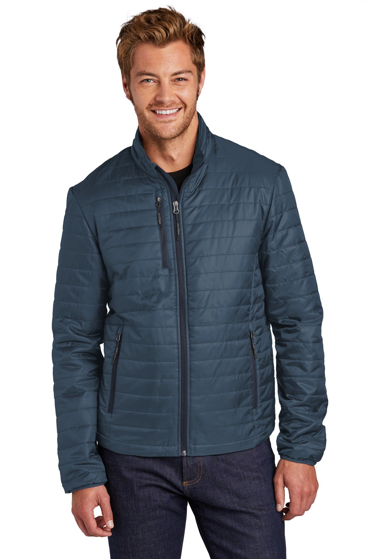 Custom Embroidered - Port Authority ® Packable Puffy Jacket J850