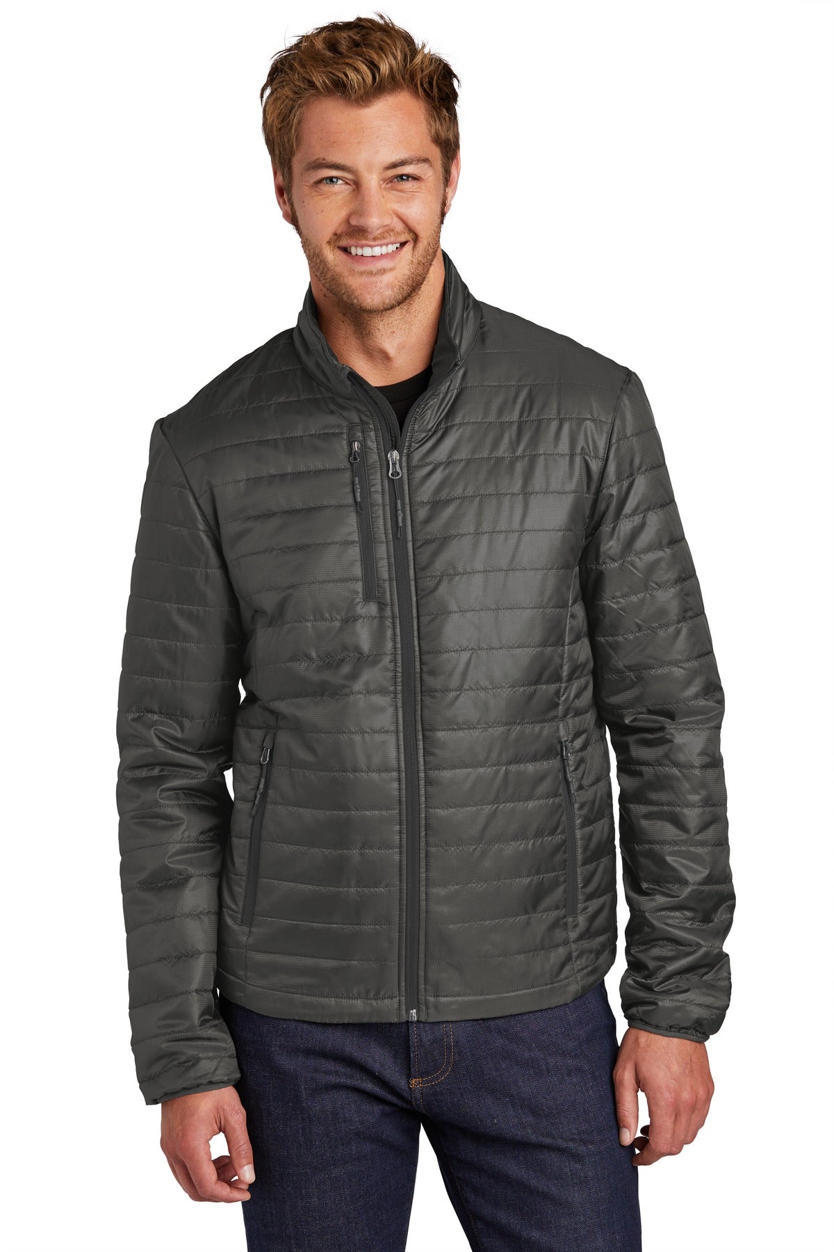 Custom Embroidery or DTF Print - Port Authority ® Packable Puffy Jacket J850