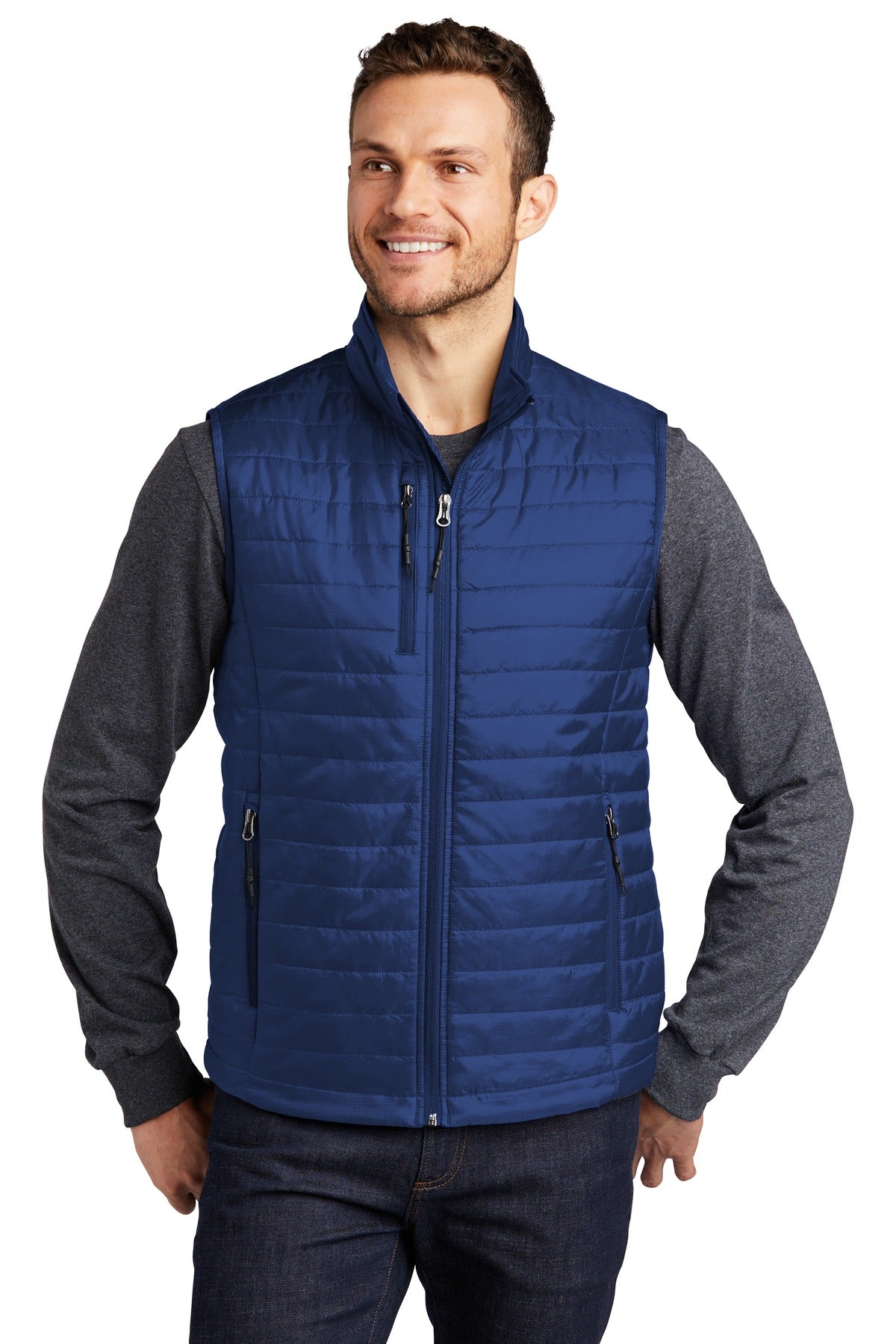 Custom Embroidery or DTF Print - Port Authority ® Packable Puffy Vest J851