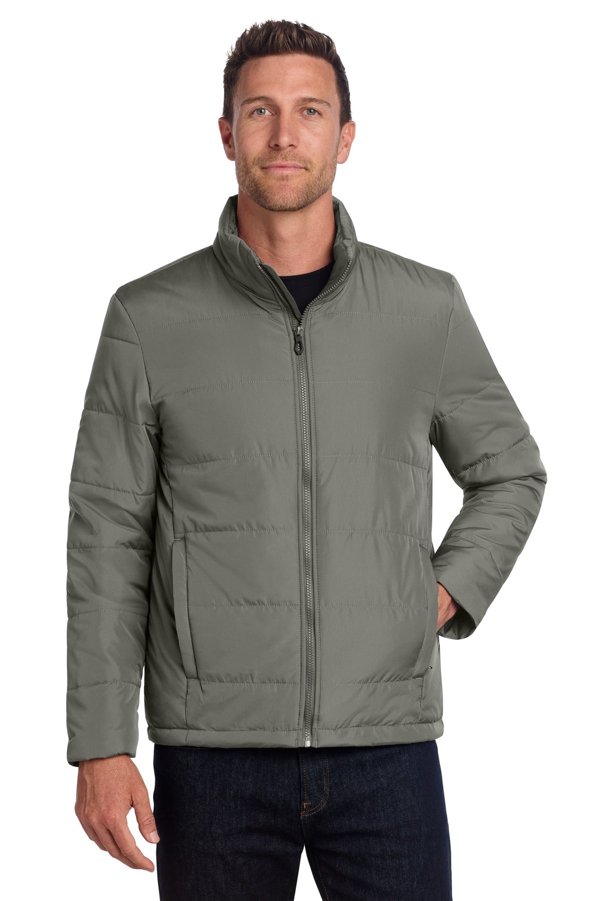 Custom Embroidery or DTF Print - Port Authority ® Puffer Jacket J852