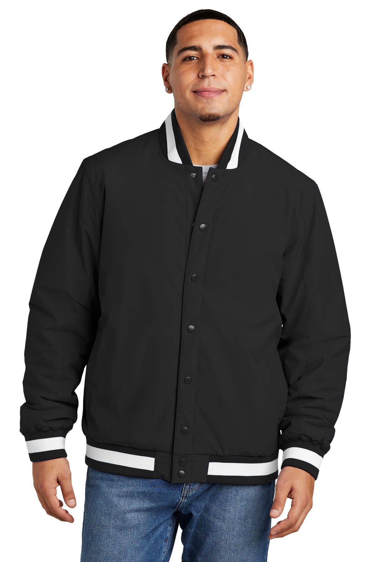 Custom Embroidery or DTF Print - Sport-Tek ® Insulated Varsity Jacket JST58