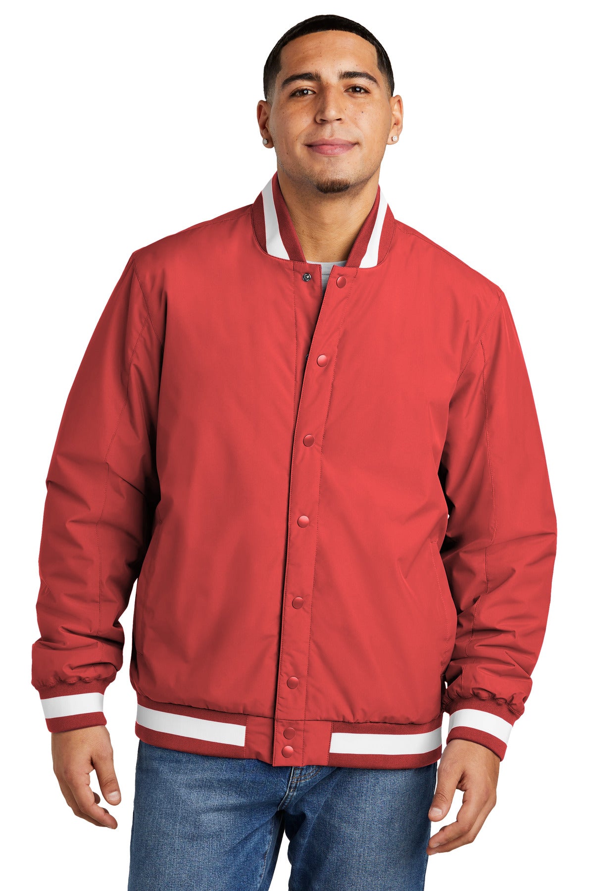 Custom Embroidery or DTF Print - Sport-Tek ® Insulated Varsity Jacket JST58