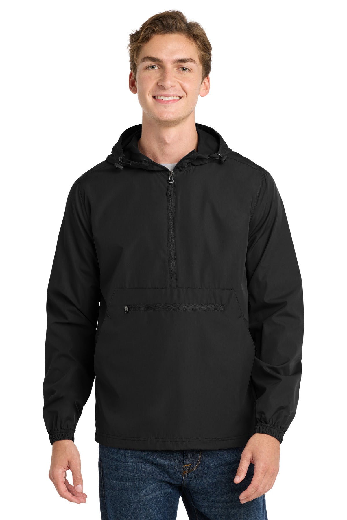 Custom Embroidery or DTF Print - Sport-Tek ® Packable Anorak. JST66