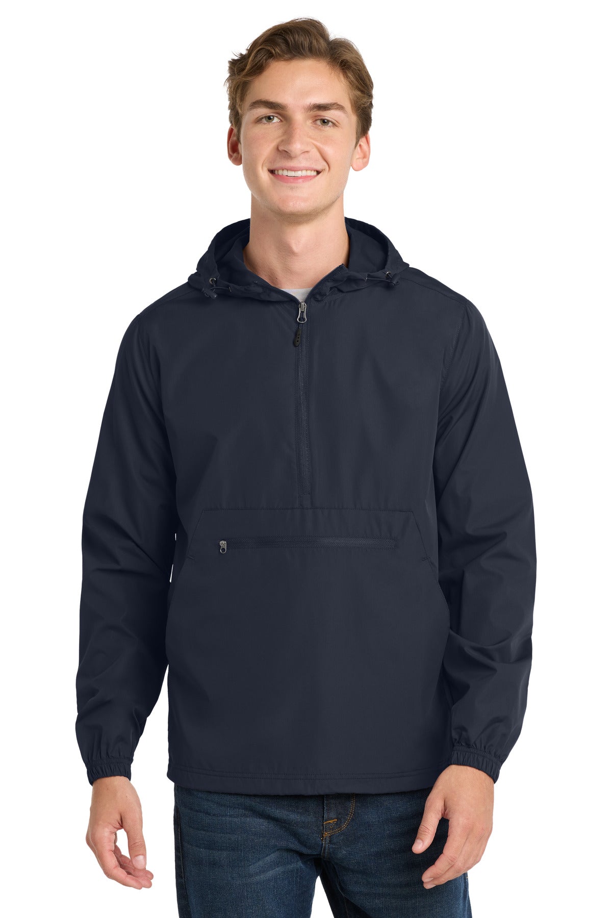 Custom Embroidery or DTF Print - Sport-Tek ® Packable Anorak. JST66