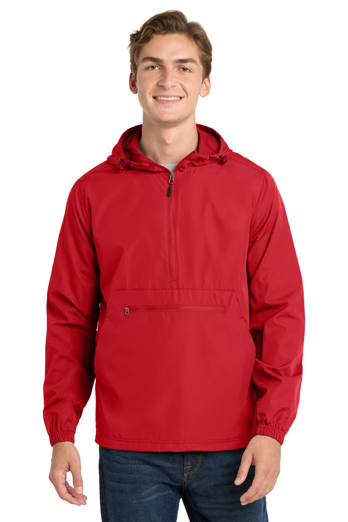 Custom Embroidery or DTF Print - Sport-Tek ® Packable Anorak. JST66