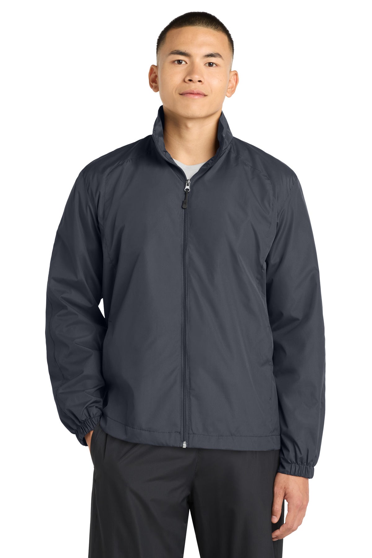 Custom Embroidery or DTF Print - Sport-Tek ® Full-Zip Wind Jacket. JST70