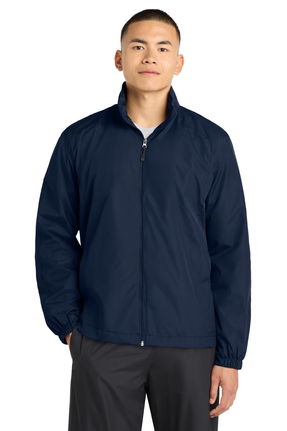 Custom Embroidery or DTF Print - Sport-Tek ® Full-Zip Wind Jacket. JST70