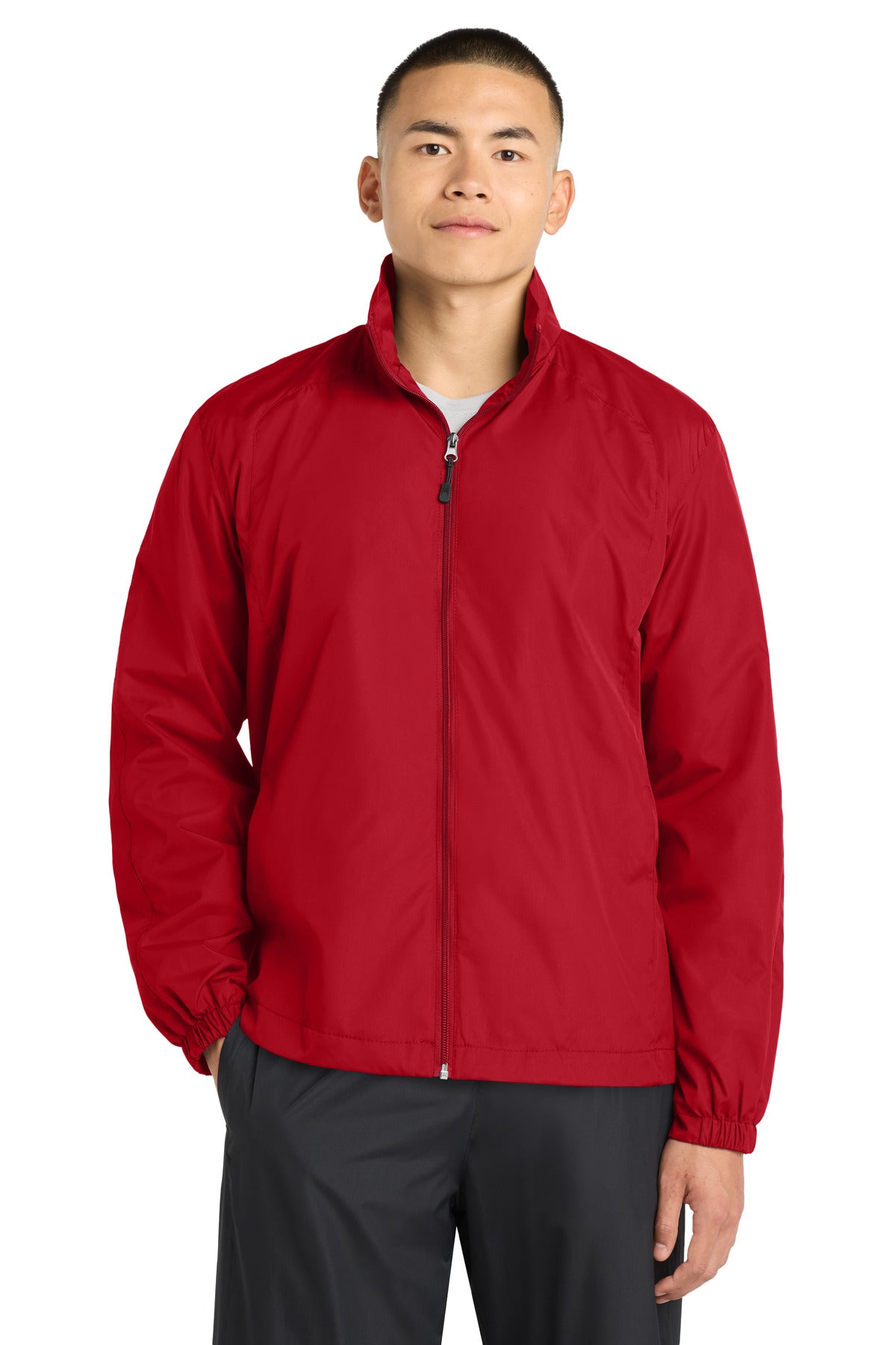 Custom Embroidery or DTF Print - Sport-Tek ® Full-Zip Wind Jacket. JST70