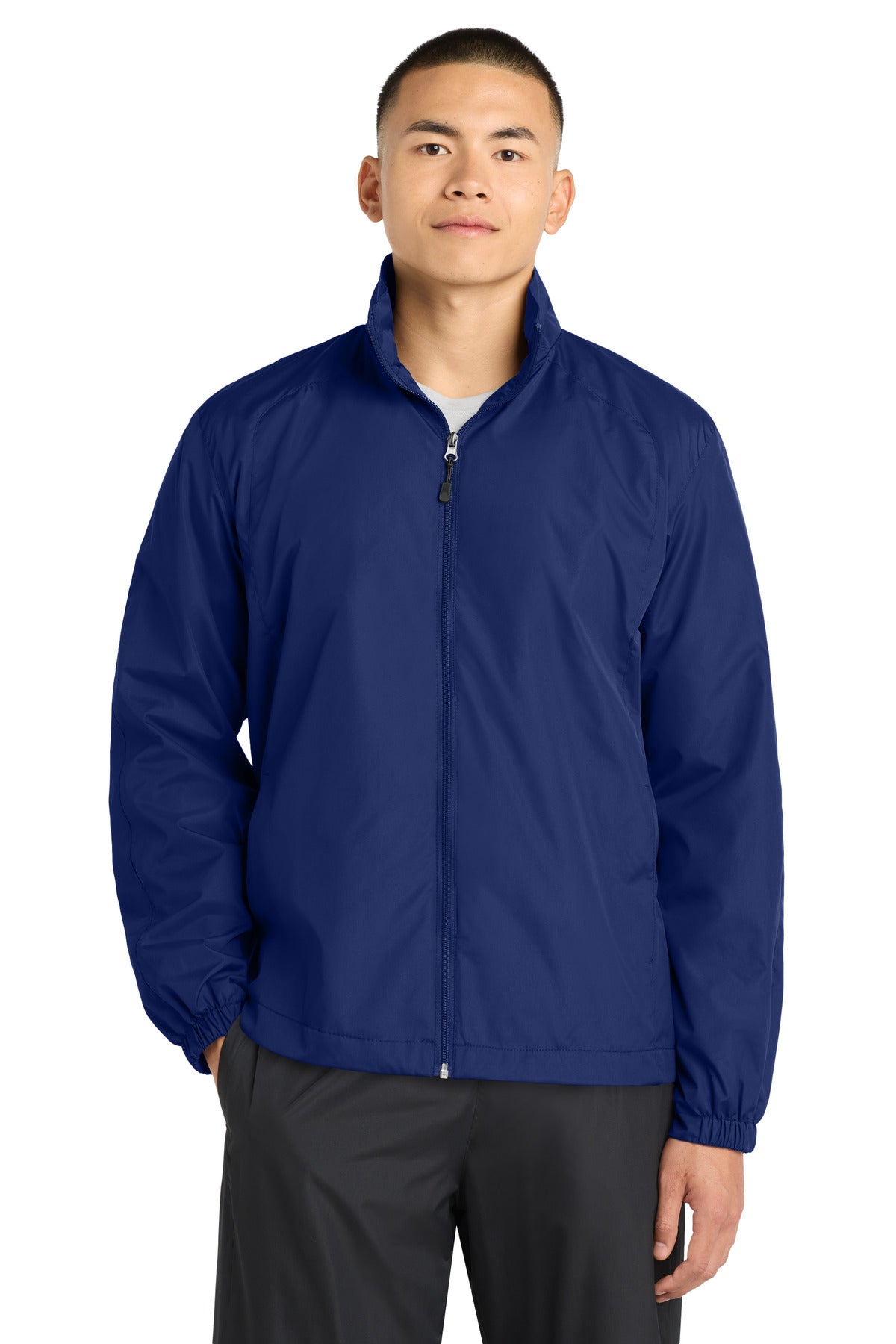 Custom Embroidery or DTF Print - Sport-Tek ® Full-Zip Wind Jacket. JST70