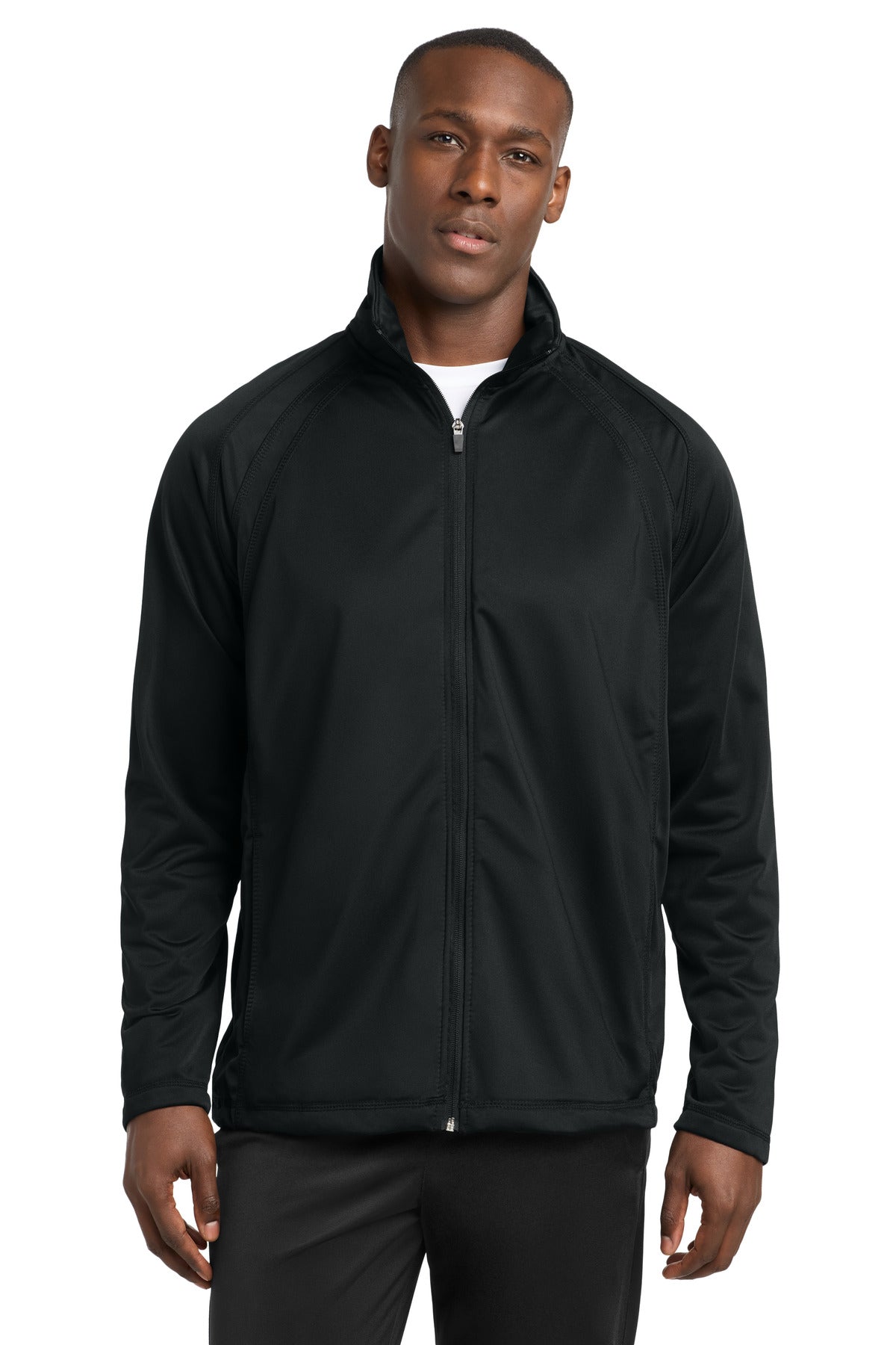 Custom Embroidery or DTF Print - Sport-Tek ® Tricot Track Jacket. JST90