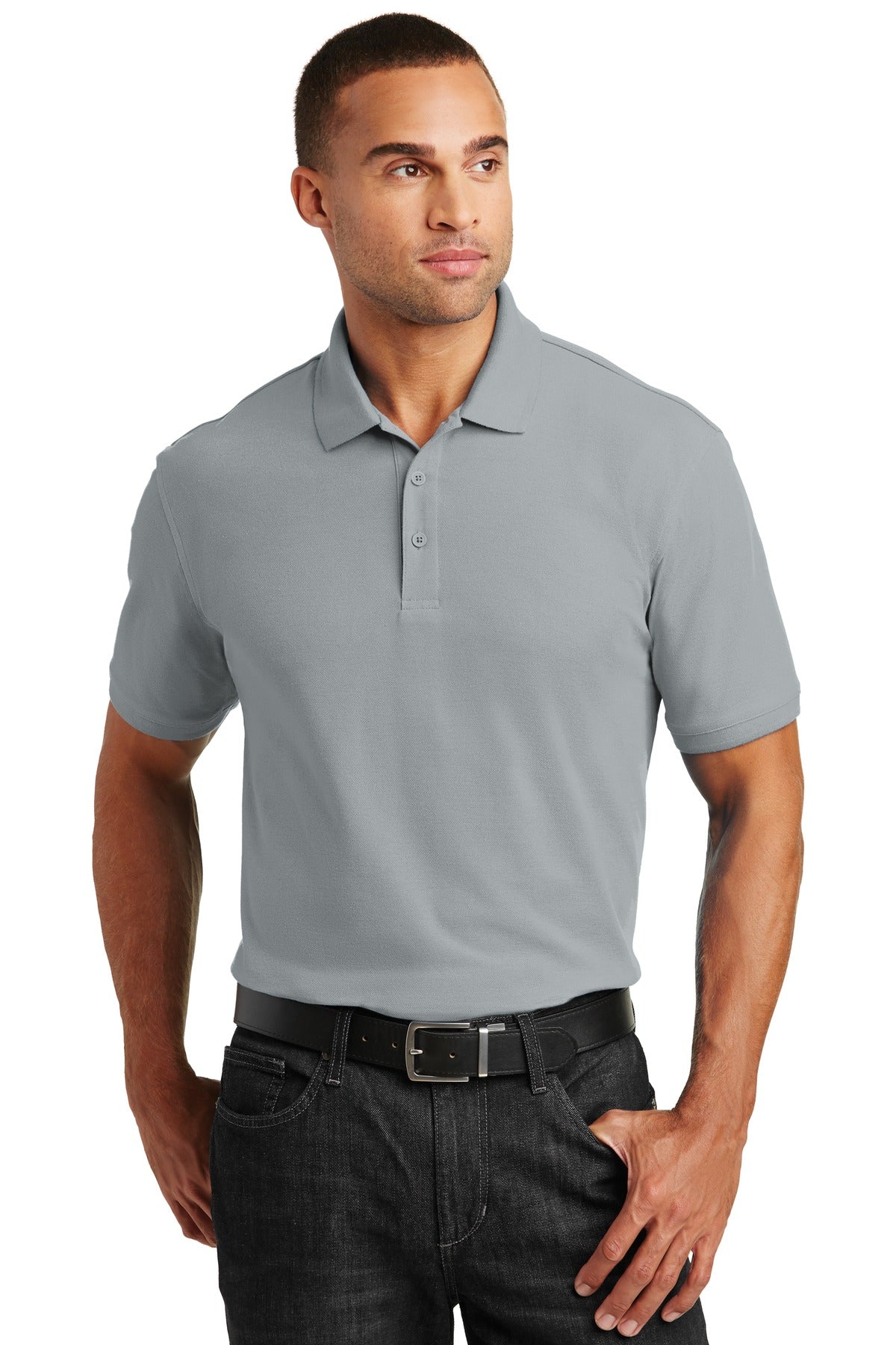 Custom Embroidery or DTF Print - Port Authority ® Core Classic Pique Polo. K100
