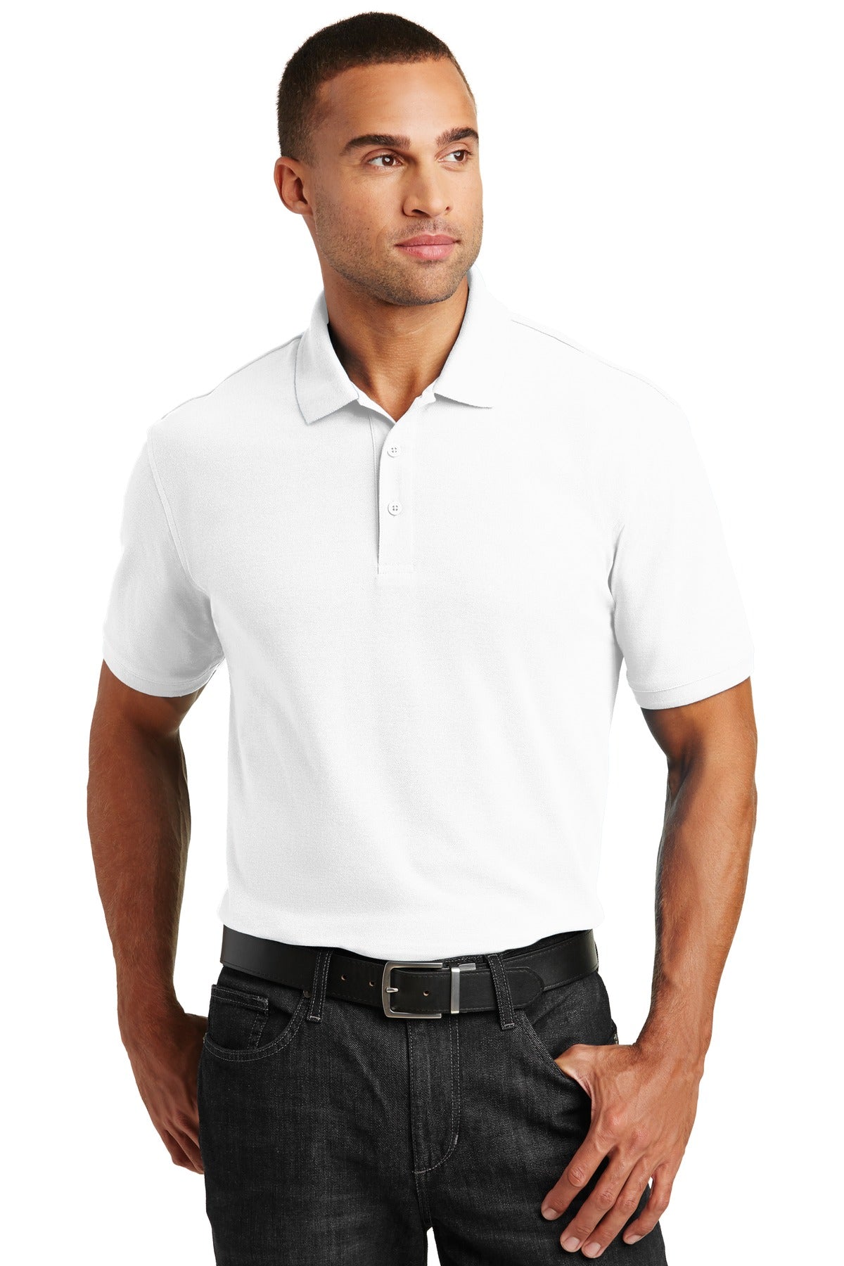 Custom Embroidery or DTF Print - Port Authority ® Core Classic Pique Polo. K100