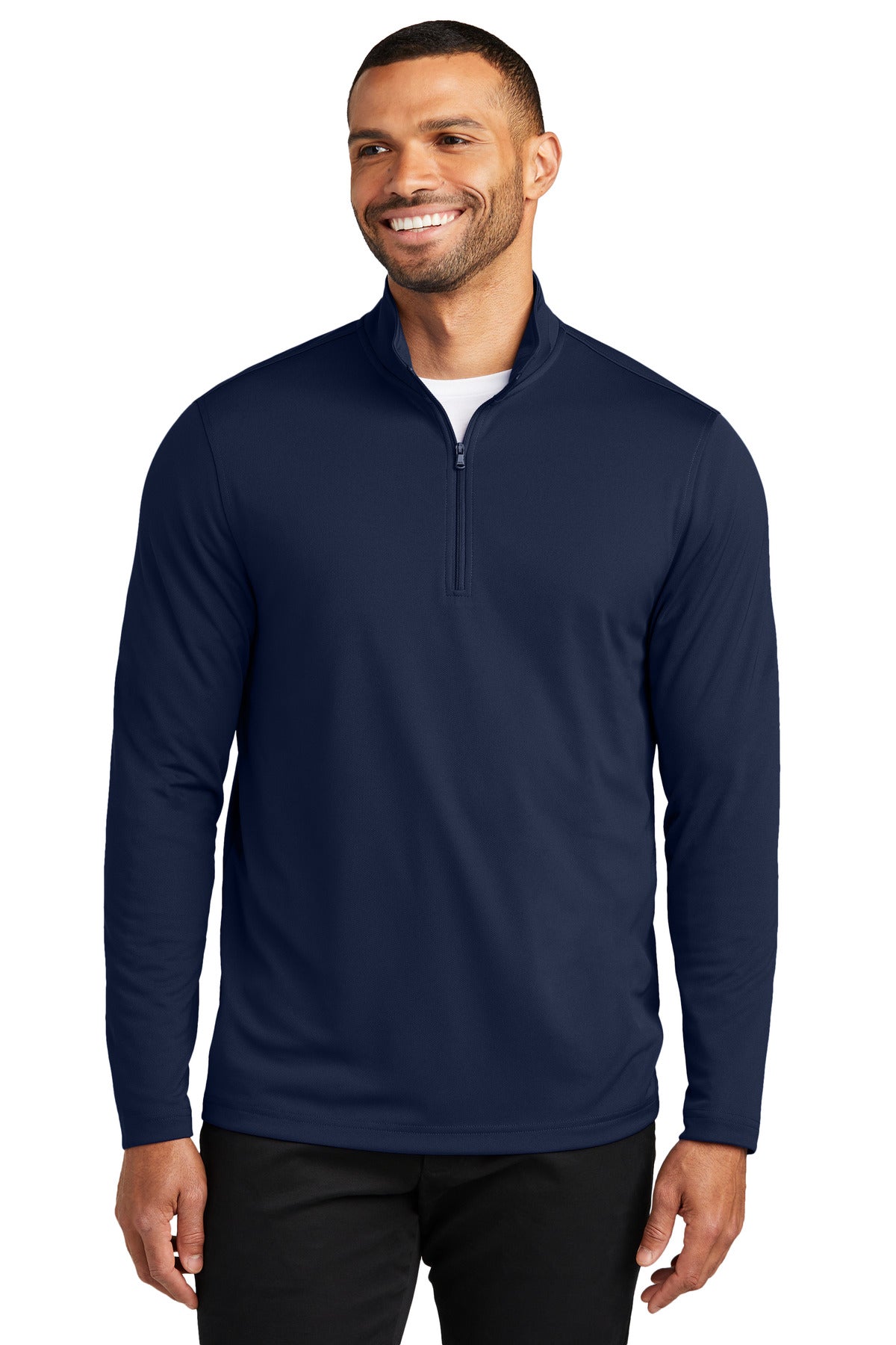 Custom Embroidered or DTF Print on Port Authority ® Dry Zone ® UV Micro-Mesh 1/4-Zip K112