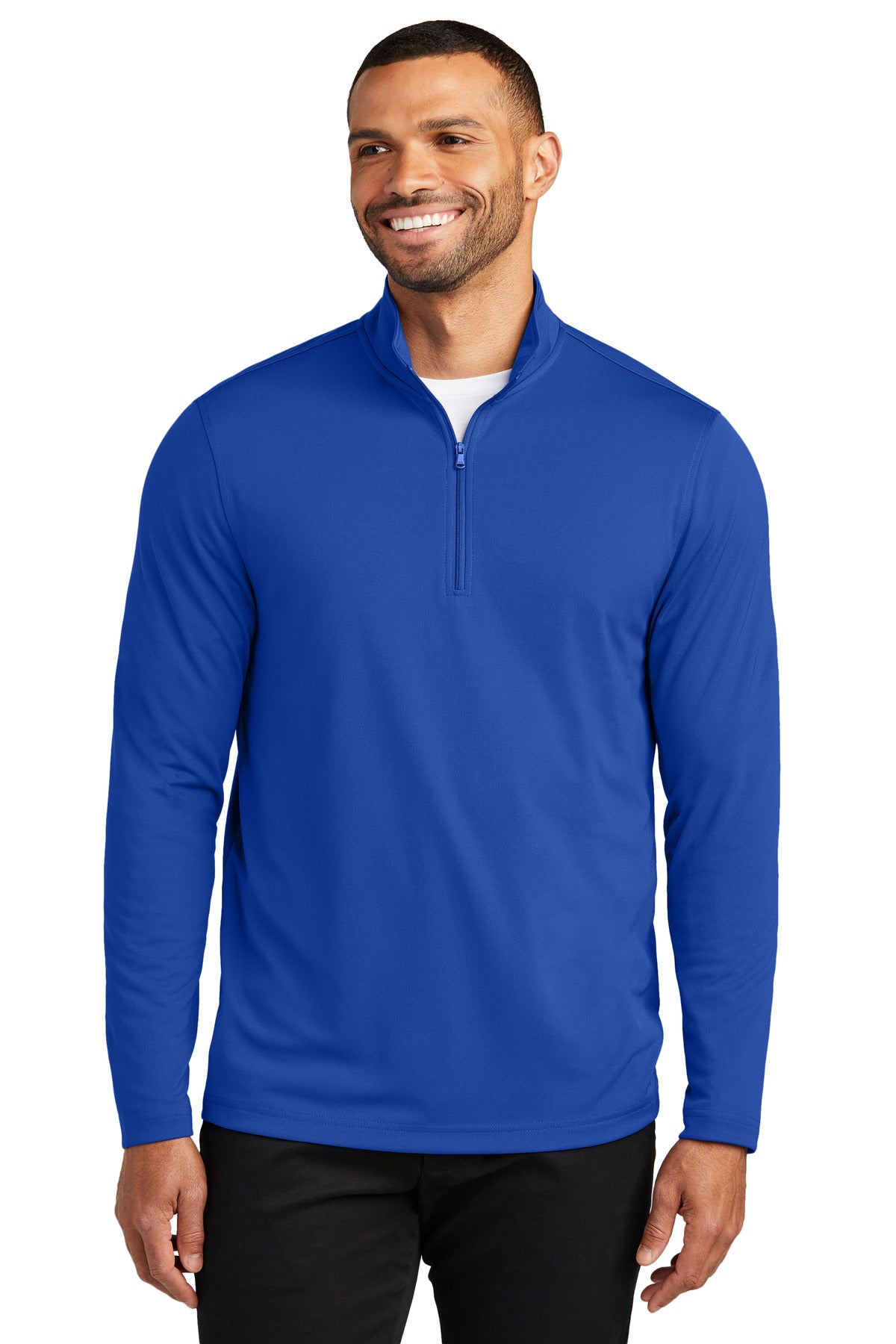 Custom Embroidered or DTF Print on Port Authority ® Dry Zone ® UV Micro-Mesh 1/4-Zip K112