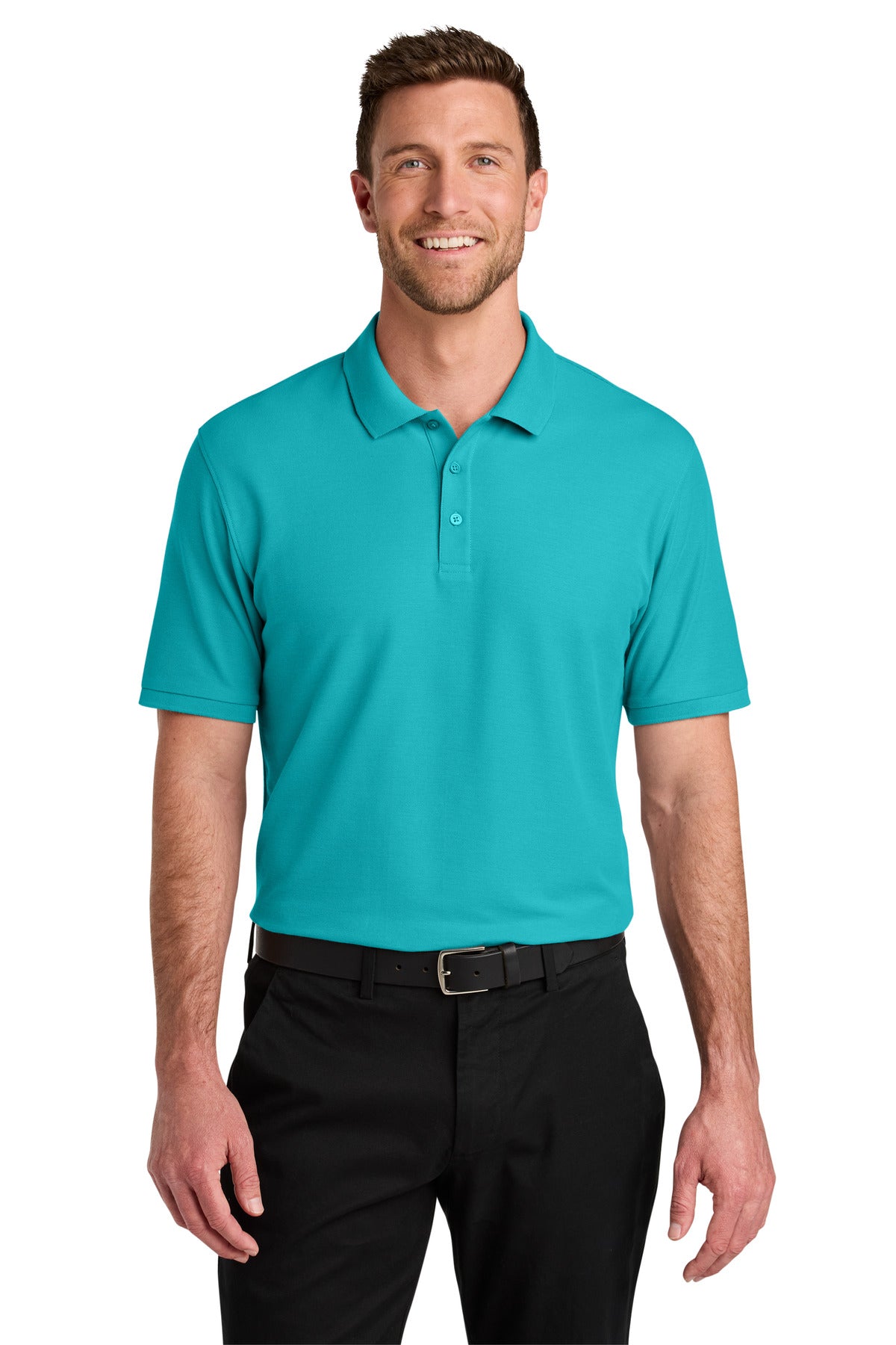 Custom Embroidered or DTF Printed - Port Authority® Wearever Signature Pique Polo K200