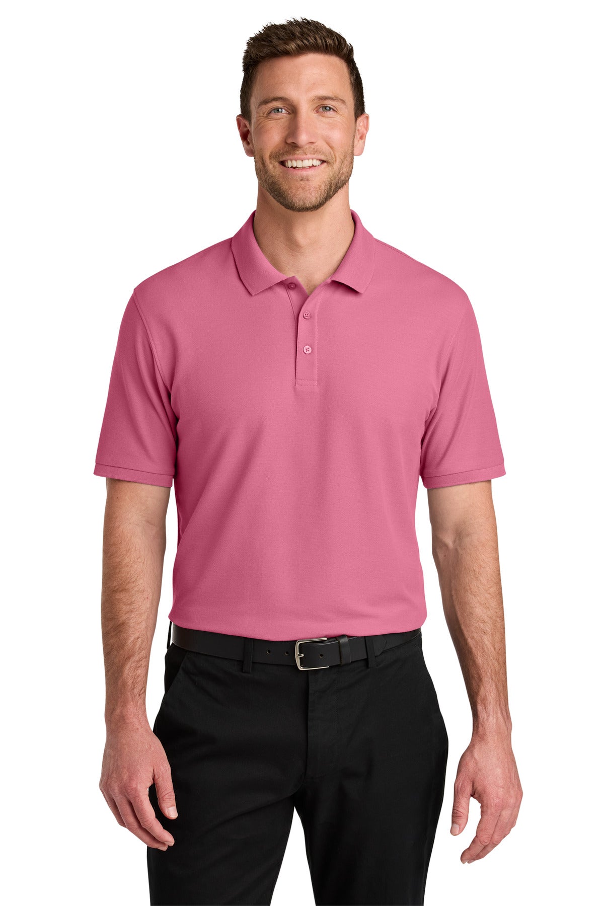 Custom Embroidered or DTF Printed - Port Authority® Wearever Signature Pique Polo K200