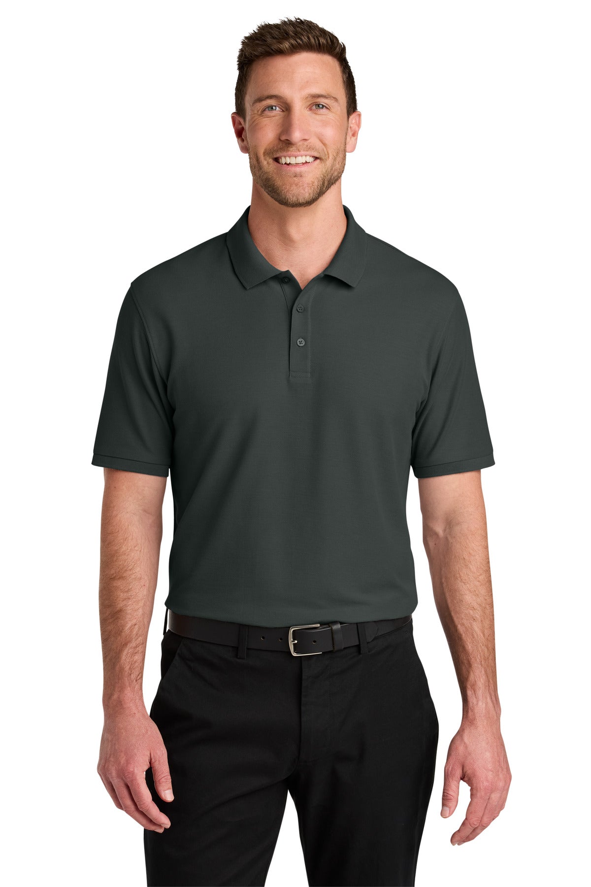 Custom Embroidered or DTF Printed - Port Authority® Wearever Signature Pique Polo K200