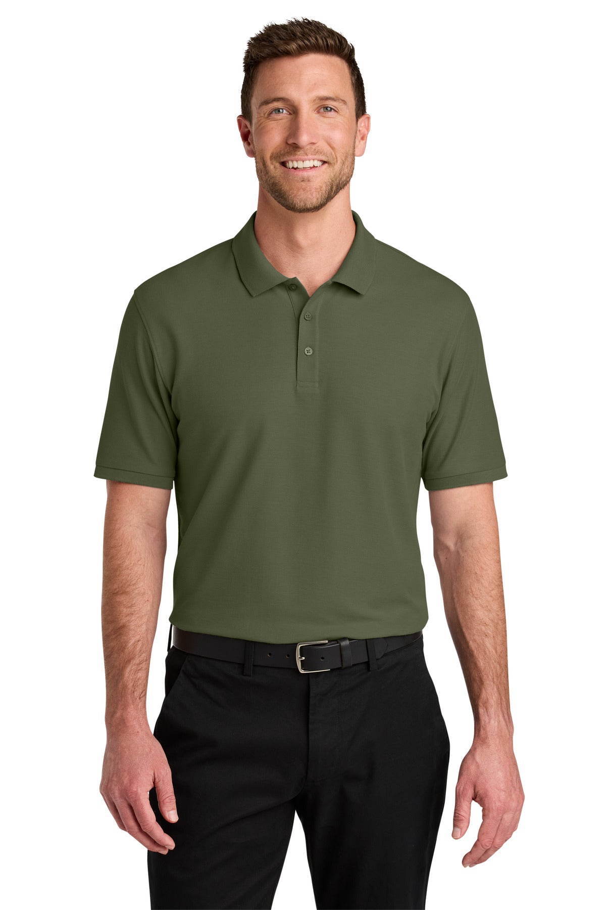 Custom Embroidered or DTF Printed - Port Authority® Wearever Signature Pique Polo K200