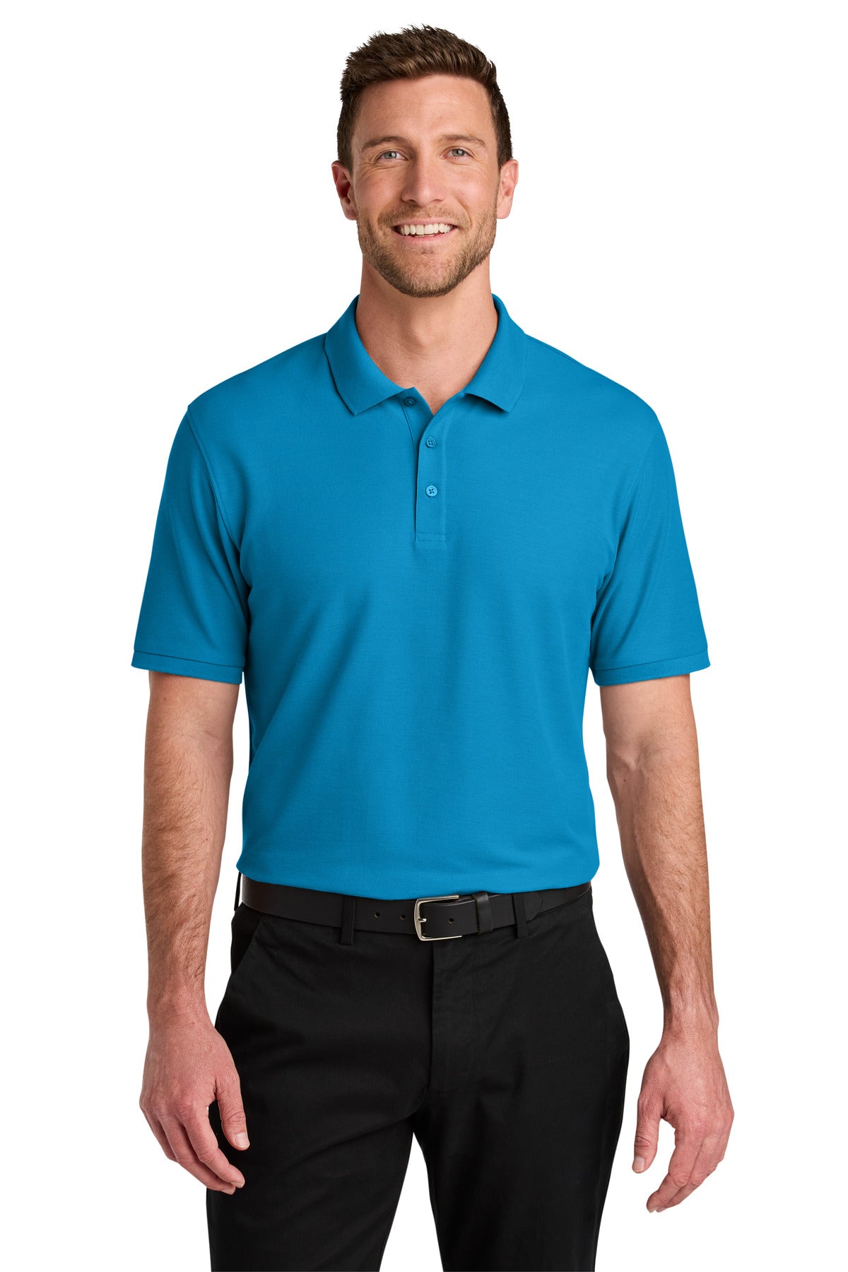 Custom Embroidered or DTF Printed - Port Authority® Wearever Signature Pique Polo K200