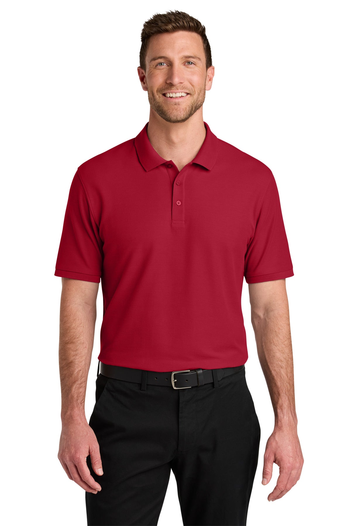 Custom Embroidered or DTF Printed - Port Authority® Wearever Signature Pique Polo K200