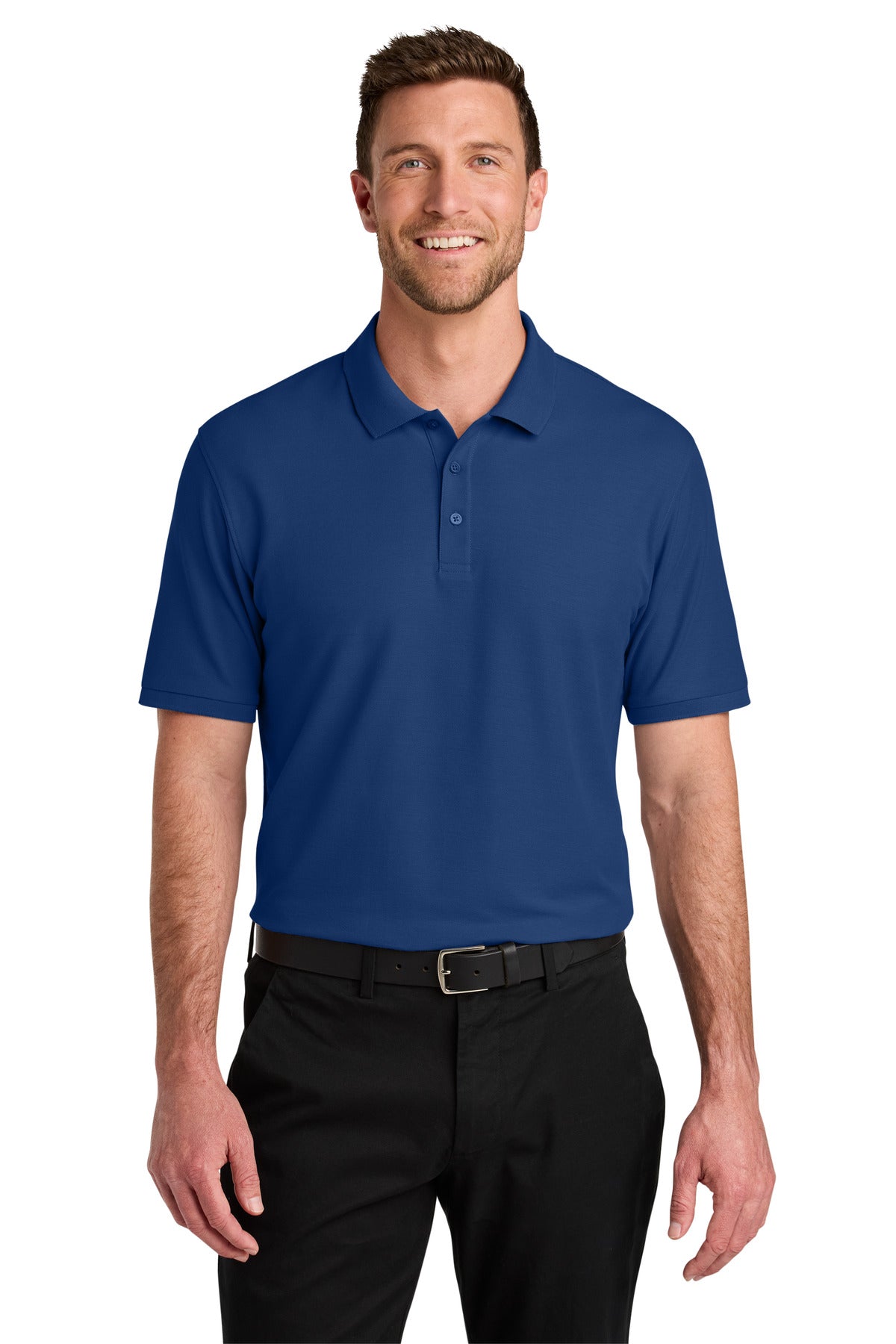 Custom Embroidered or DTF Printed - Port Authority® Wearever Signature Pique Polo K200