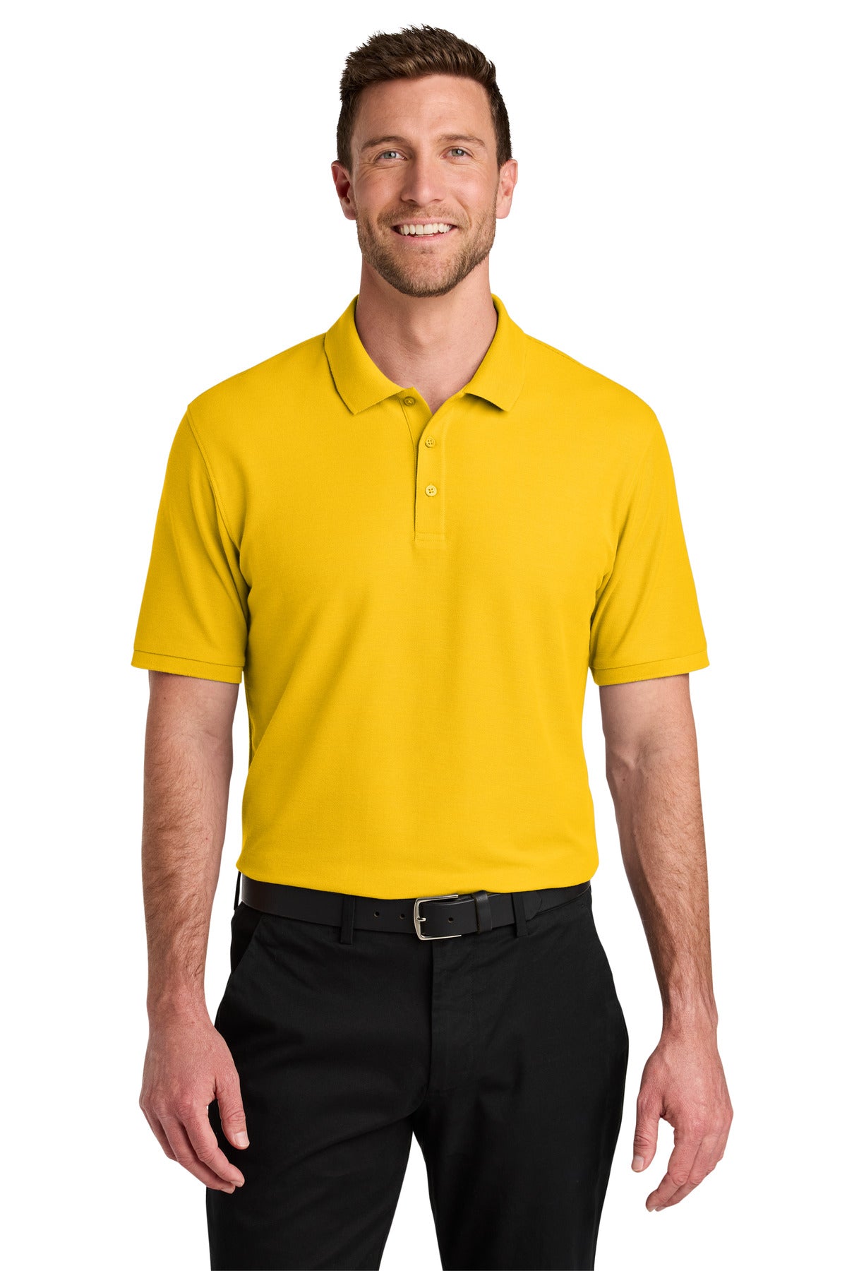 Custom Embroidered or DTF Printed - Port Authority® Wearever Signature Pique Polo K200