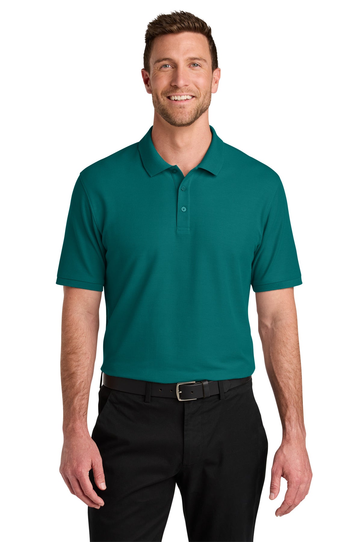 Custom Embroidered or DTF Printed - Port Authority® Wearever Signature Pique Polo K200