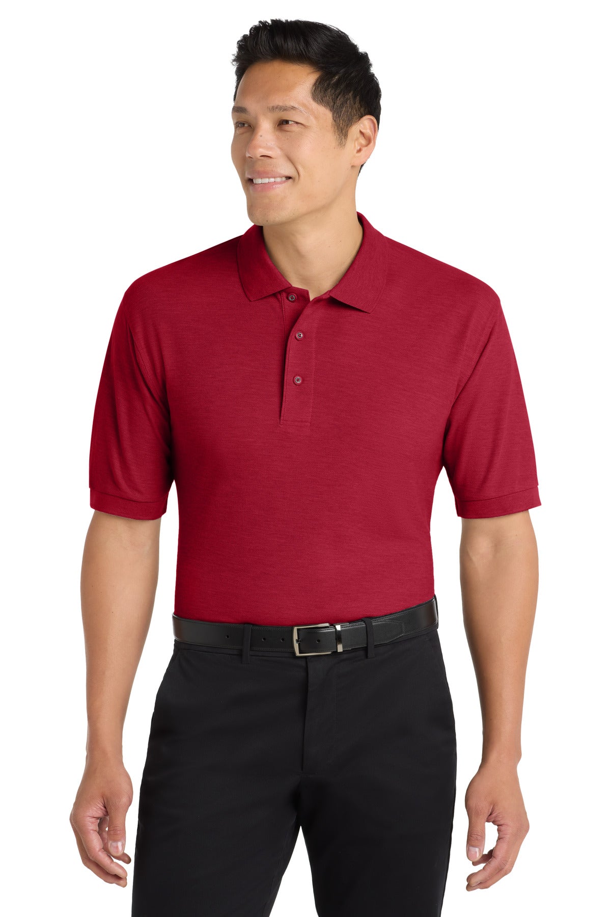 Custom Embroidery or DTF Print - Port Authority ® Extended Size Silk Touch™ Polo K500ES