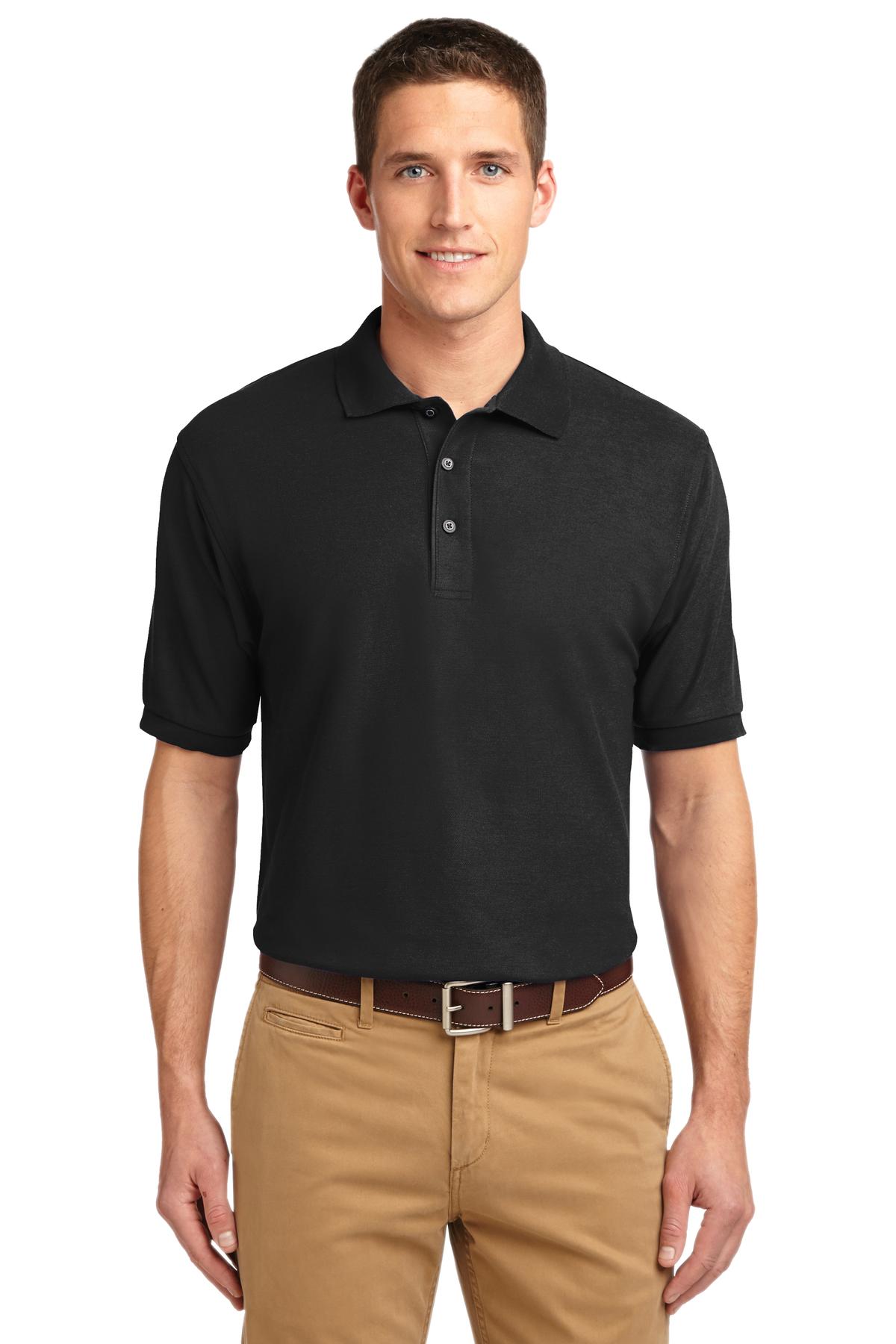 Custom Embroidered - Port Authority© Extended Size Silk Touch© Polo K500ES