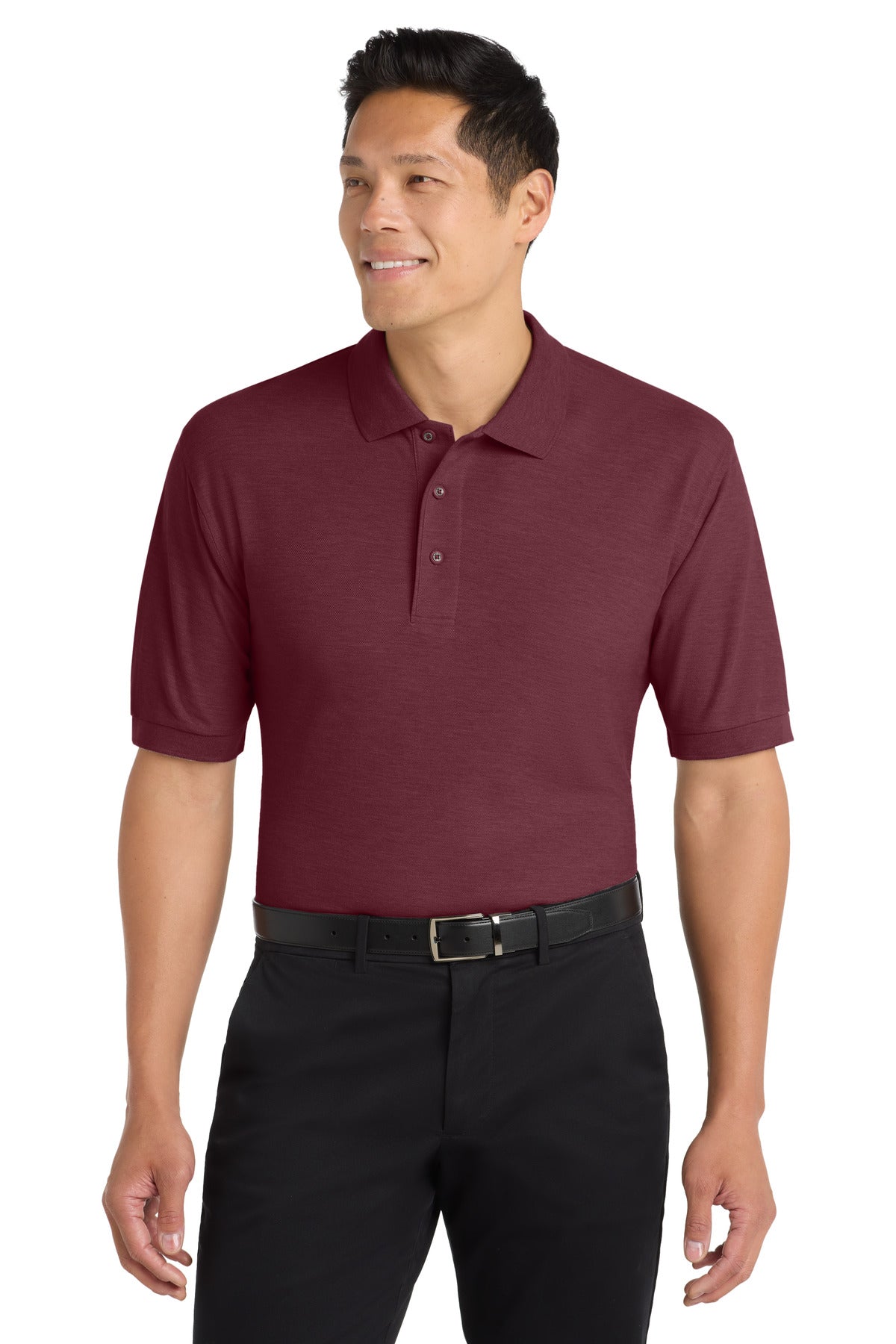 Custom Embroidery or DTF Print - Port Authority ® Silk Touch™ Polo K500
