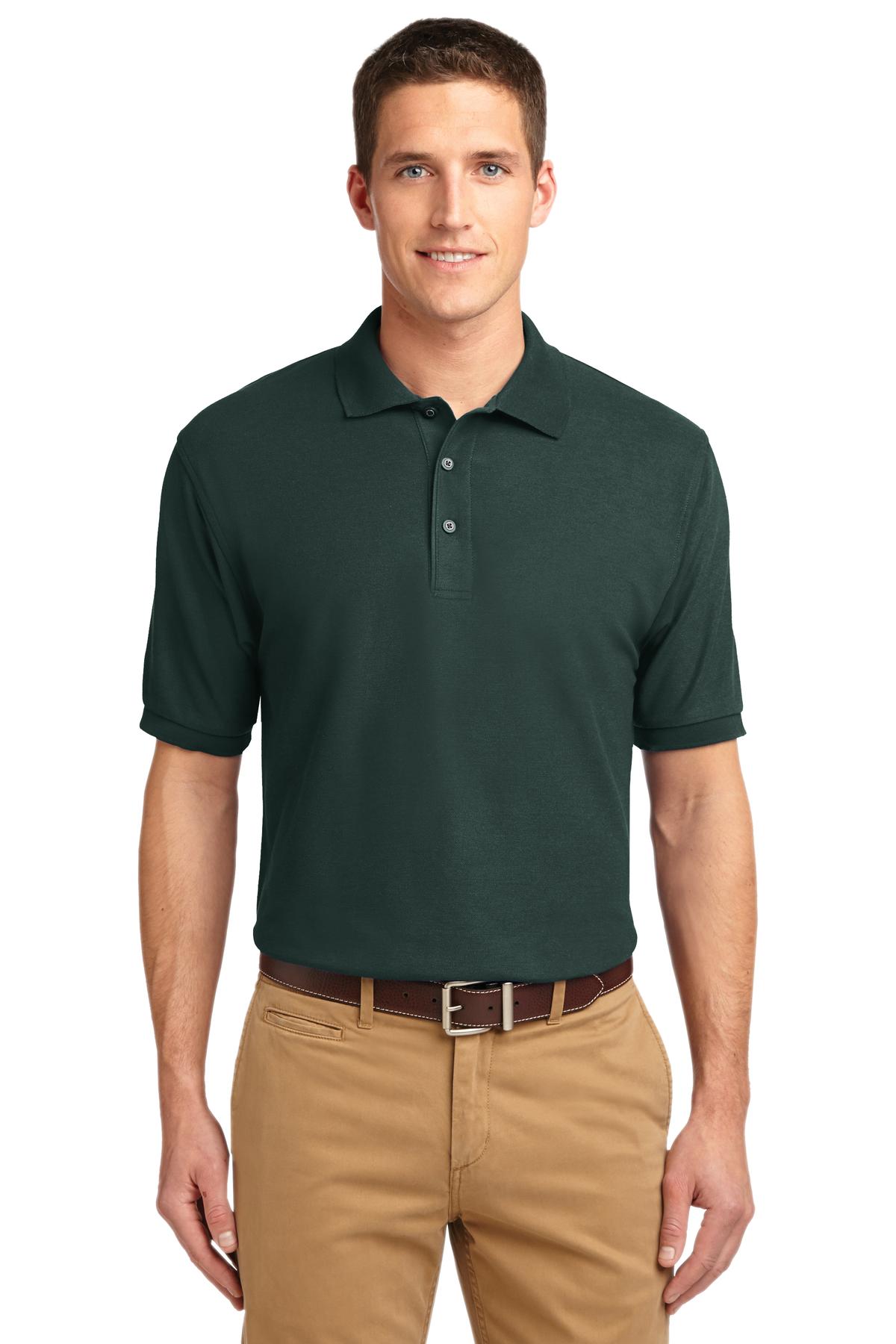 Custom Embroidered - Port Authority© Extended Size Silk Touch© Polo K500ES