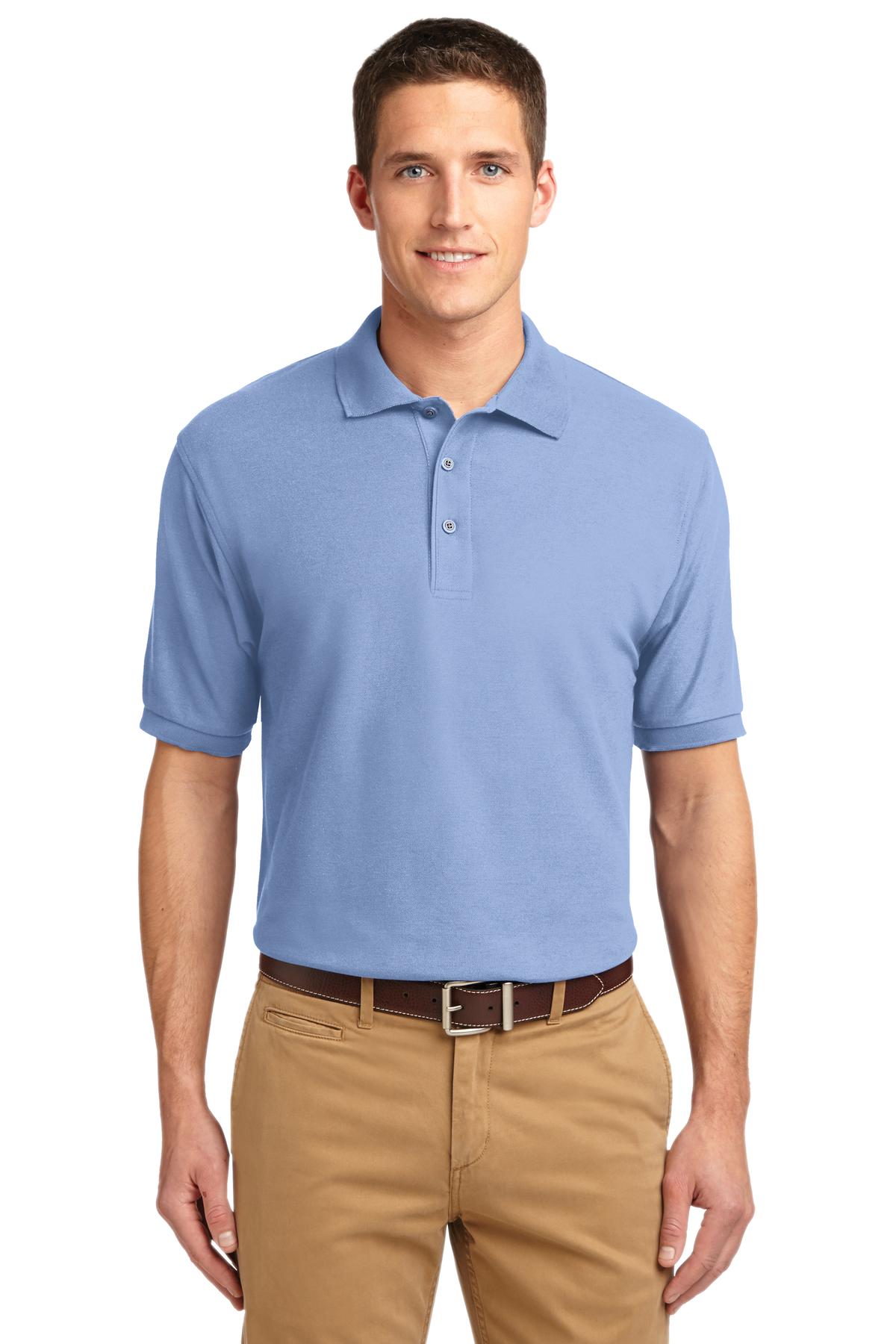 Custom Embroidered - Port Authority© Extended Size Silk Touch© Polo K500ES