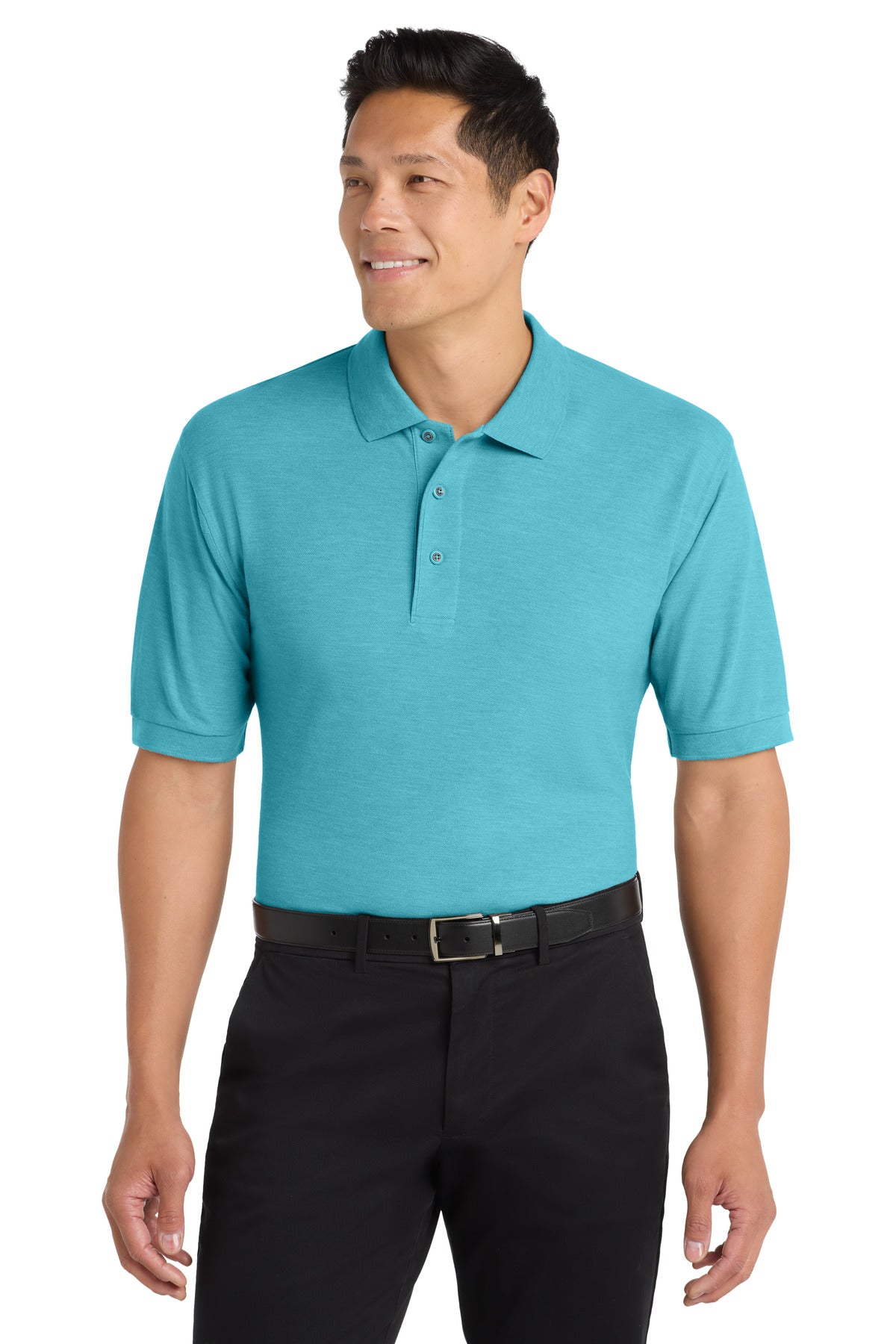 Custom Embroidery or DTF Print - Port Authority ® Silk Touch™ Polo K500