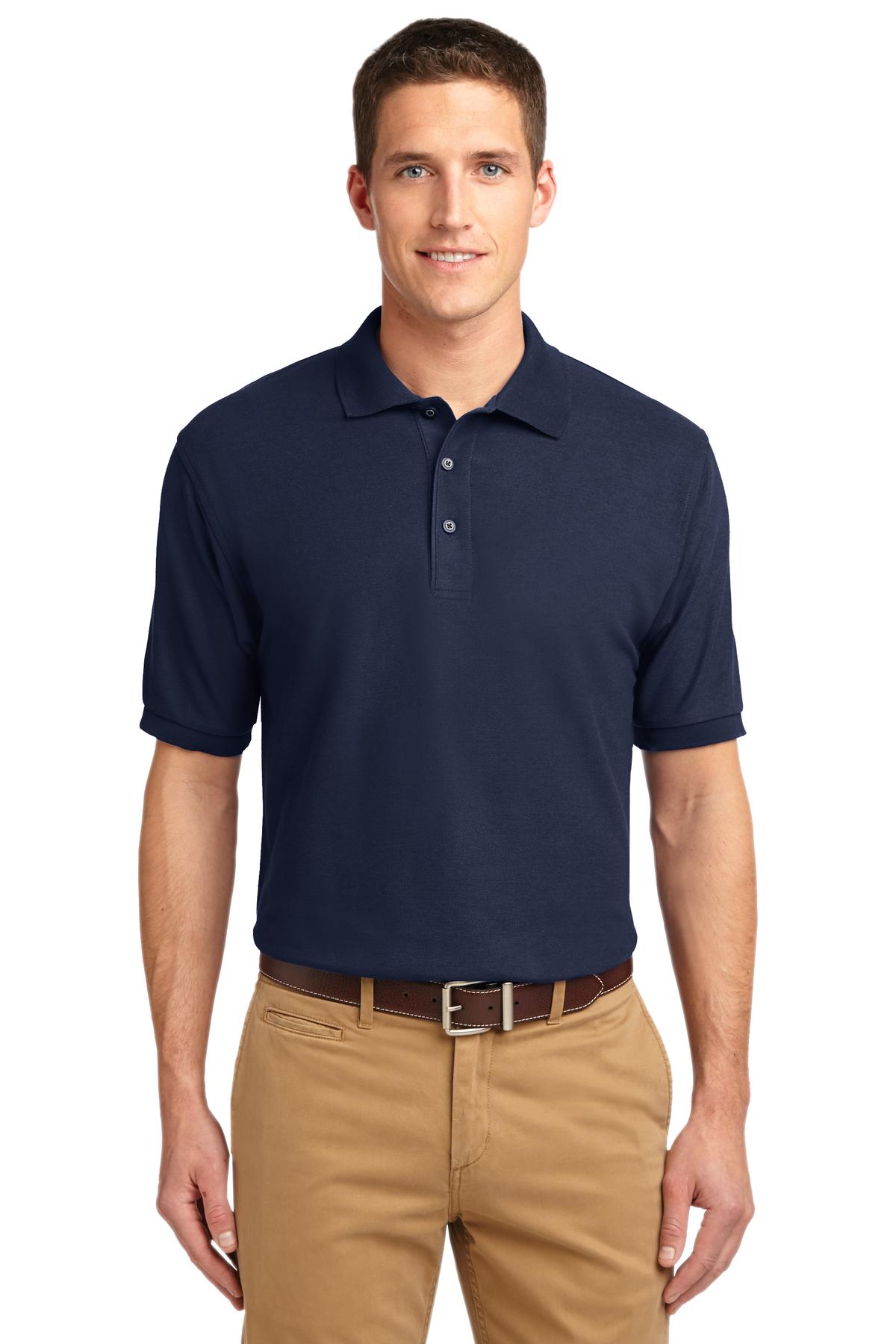 Custom Embroidered - Port Authority© Extended Size Silk Touch© Polo K500ES