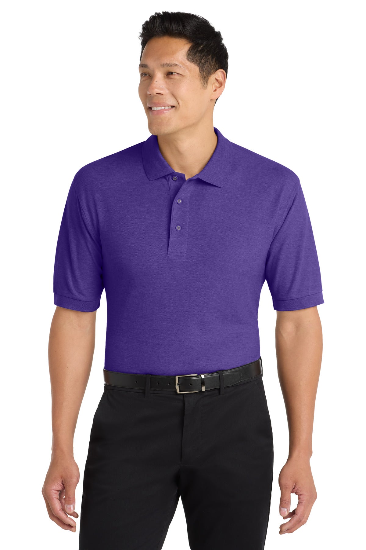 Custom Embroidery or DTF Print - Port Authority ® Silk Touch™ Polo K500