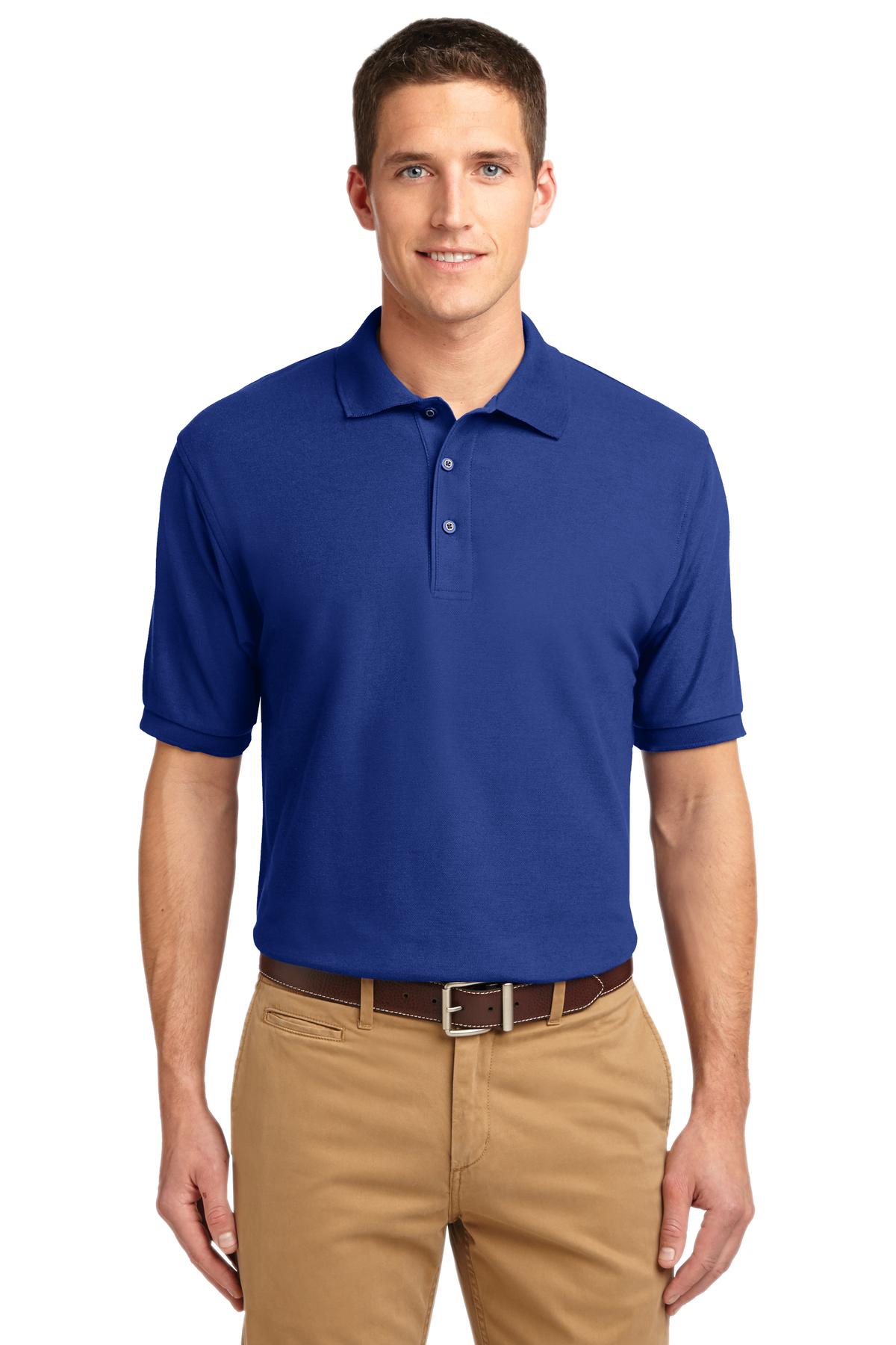 Custom Embroidered - Port Authority© Extended Size Silk Touch© Polo K500ES