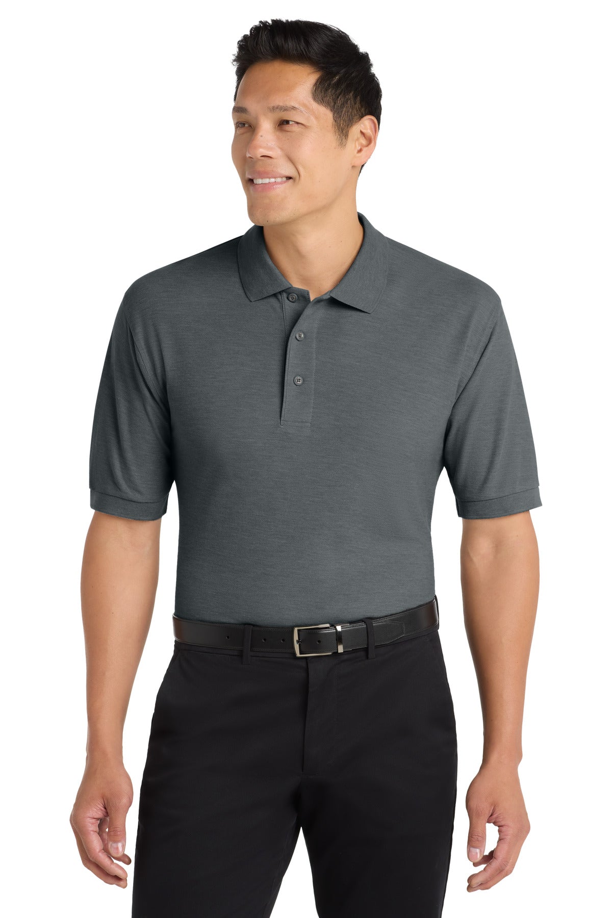 Custom Embroidery or DTF Print - Port Authority ® Silk Touch™ Polo K500