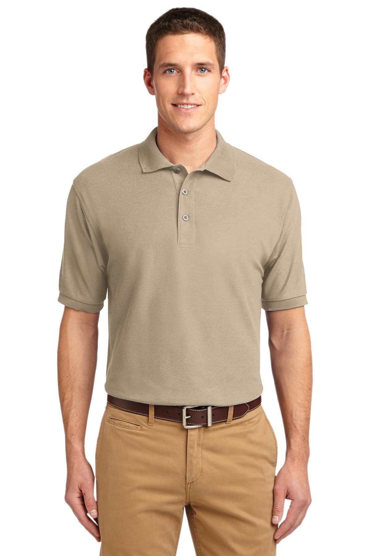 Custom Embroidered - Port Authority© Extended Size Silk Touch© Polo K500ES
