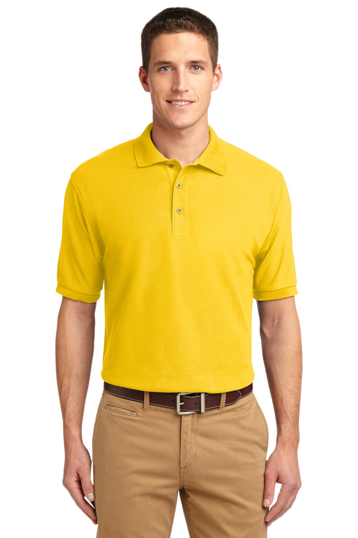 Custom Embroidered - Port Authority© Extended Size Silk Touch© Polo K500ES