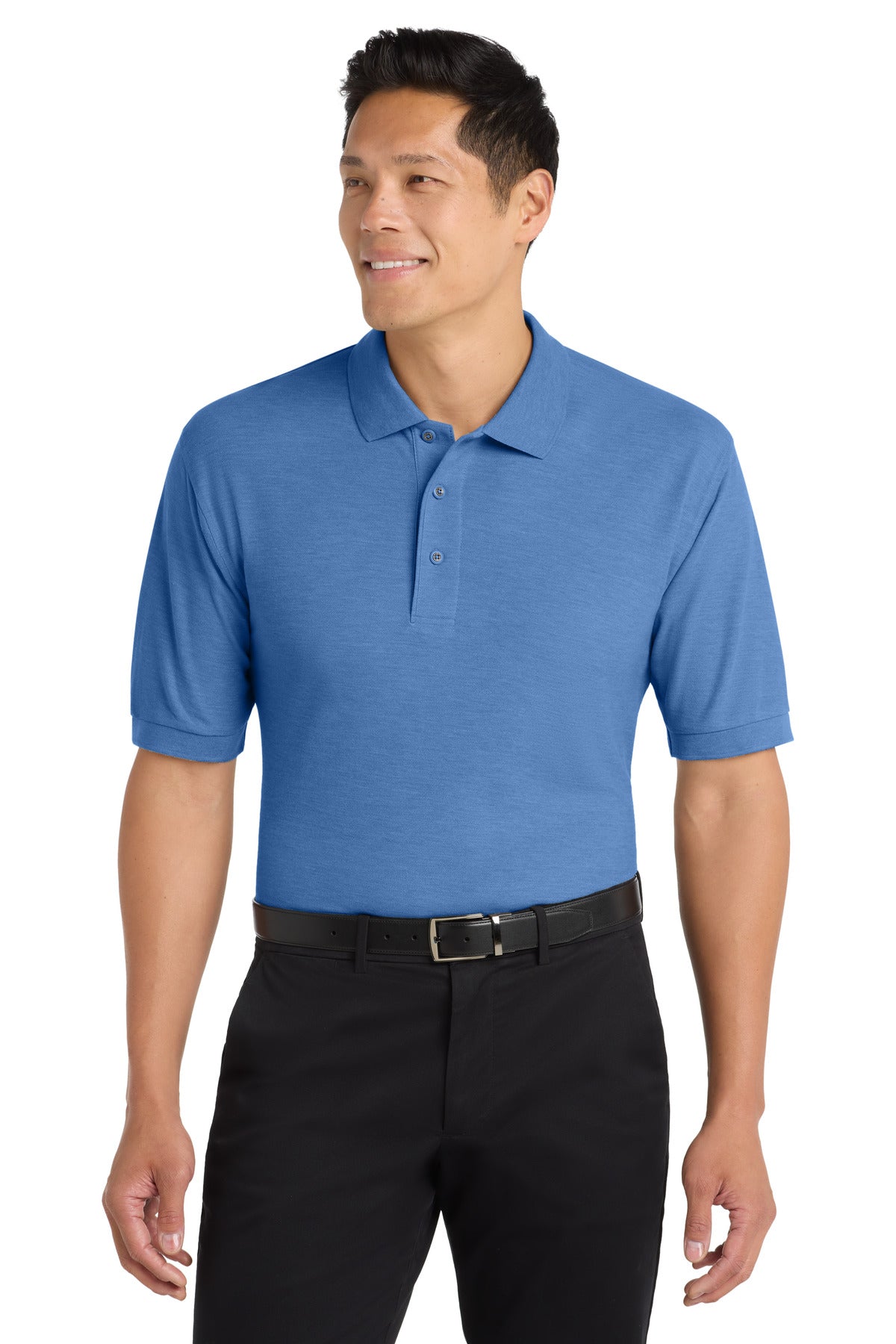 Custom Embroidery or DTF Print - Port Authority ® Silk Touch™ Polo K500