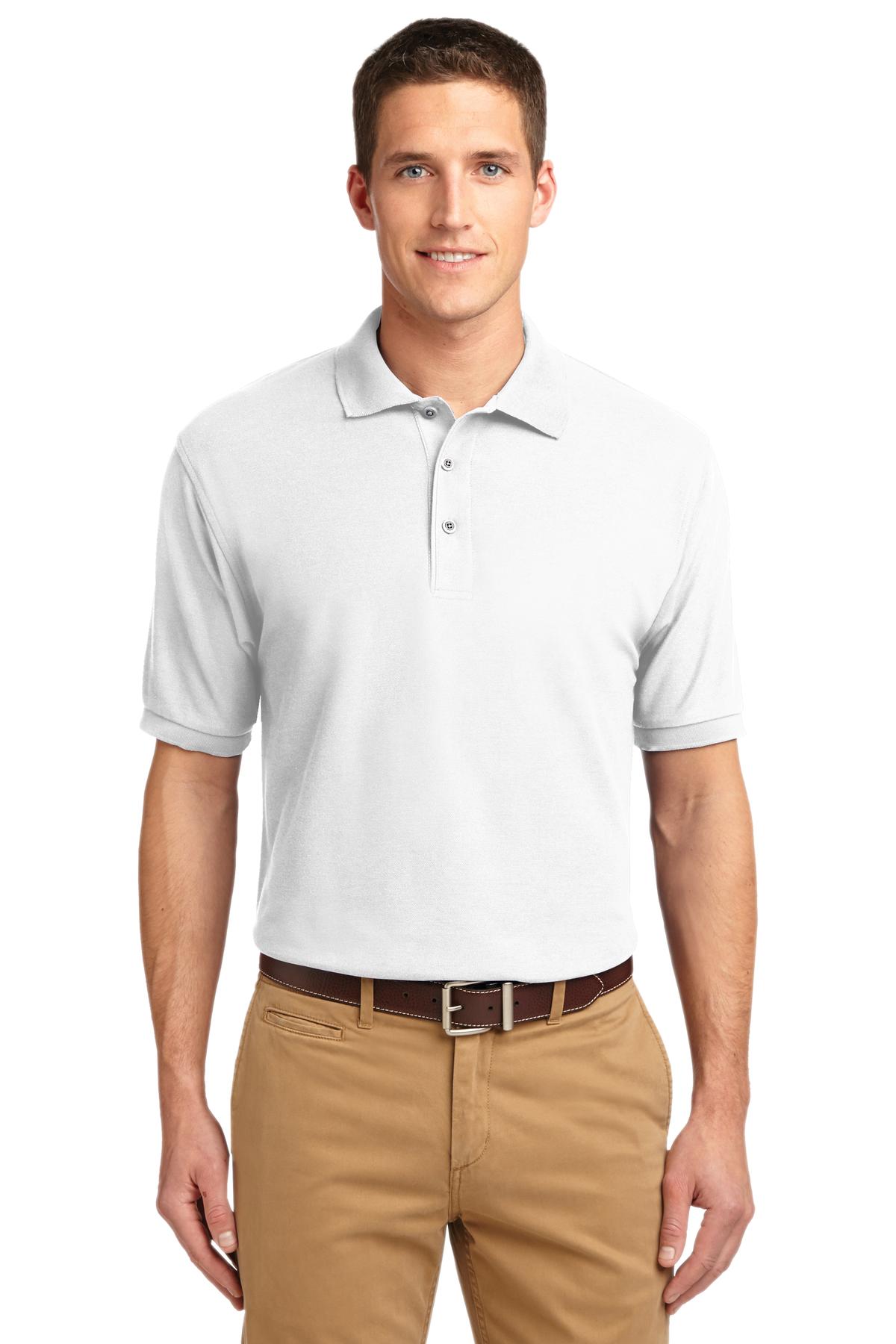 Custom Embroidered - Port Authority© Extended Size Silk Touch© Polo K500ES