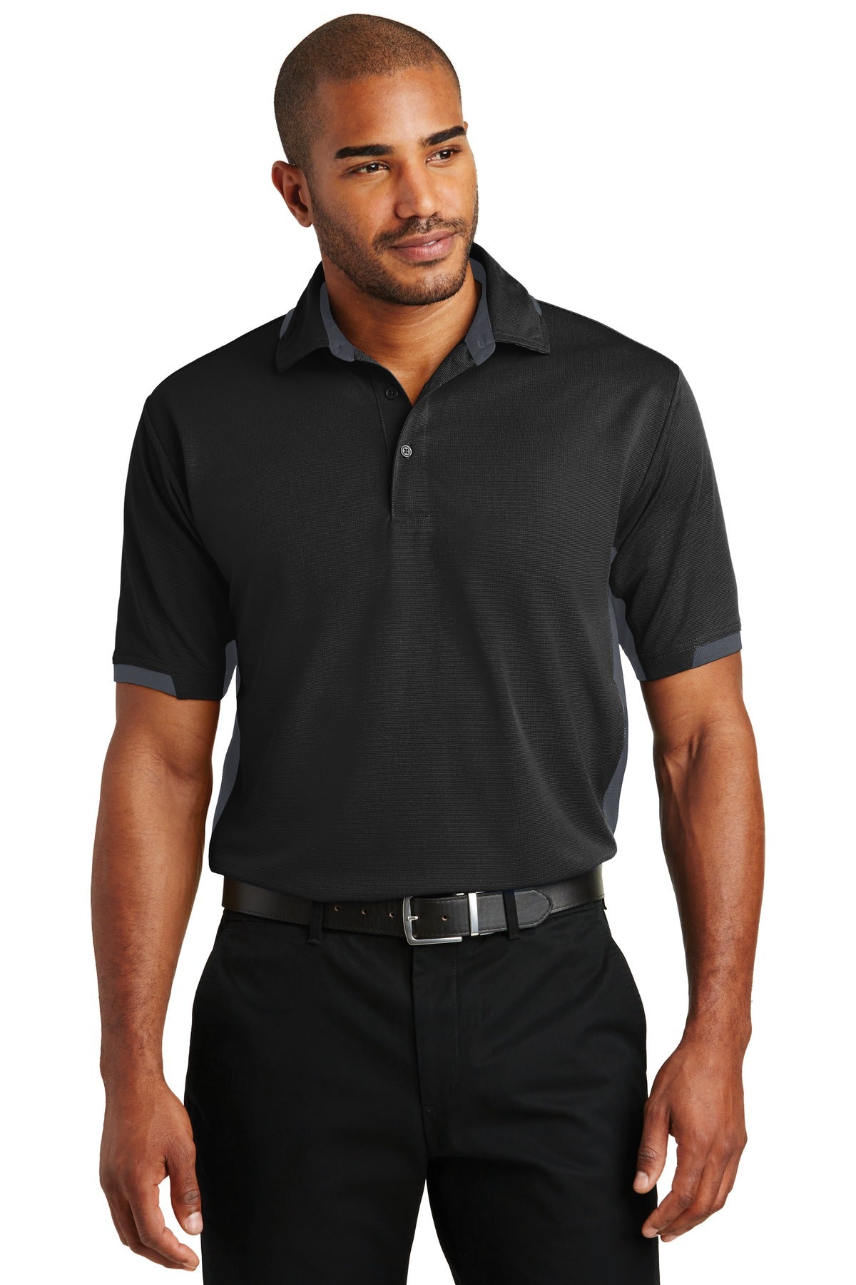 Custom Embroidered - Port Authority© Dry Zone© Colorblock Ottoman Polo. K524