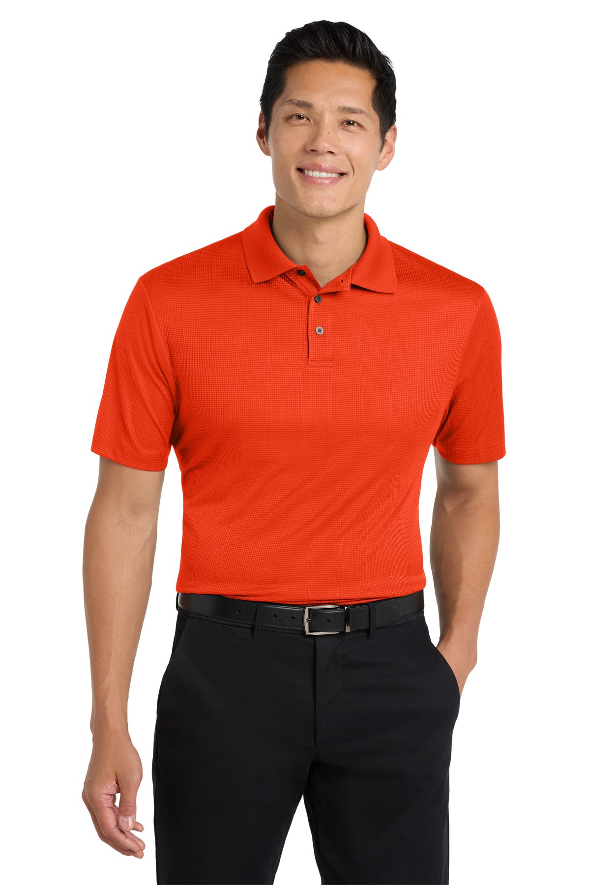 Custom Embroidery or DTF Print - Port Authority ® Performance Fine Jacquard Polo. K528
