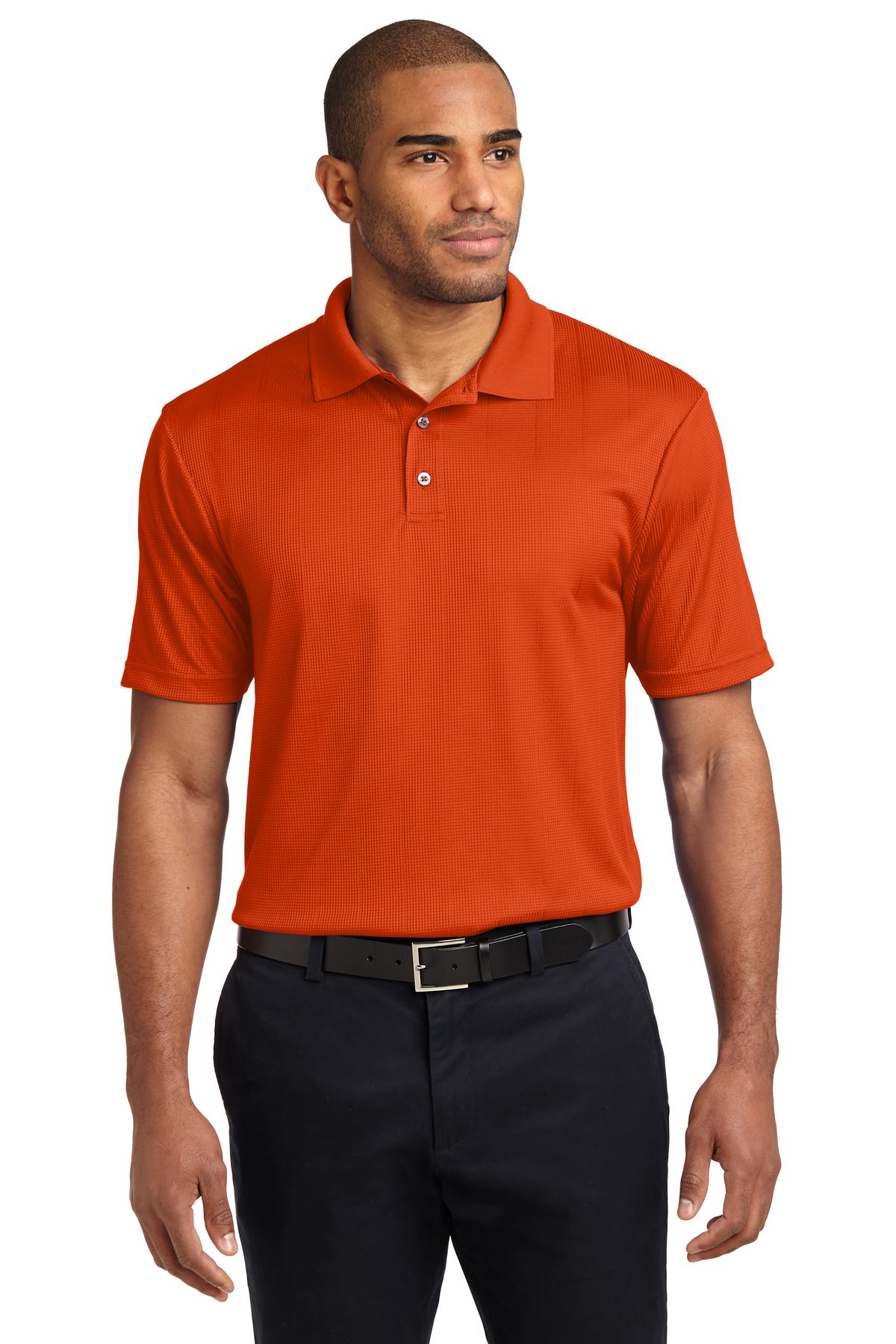 Custom Embroidered - Port Authority© Performance Fine Jacquard Polo. K528