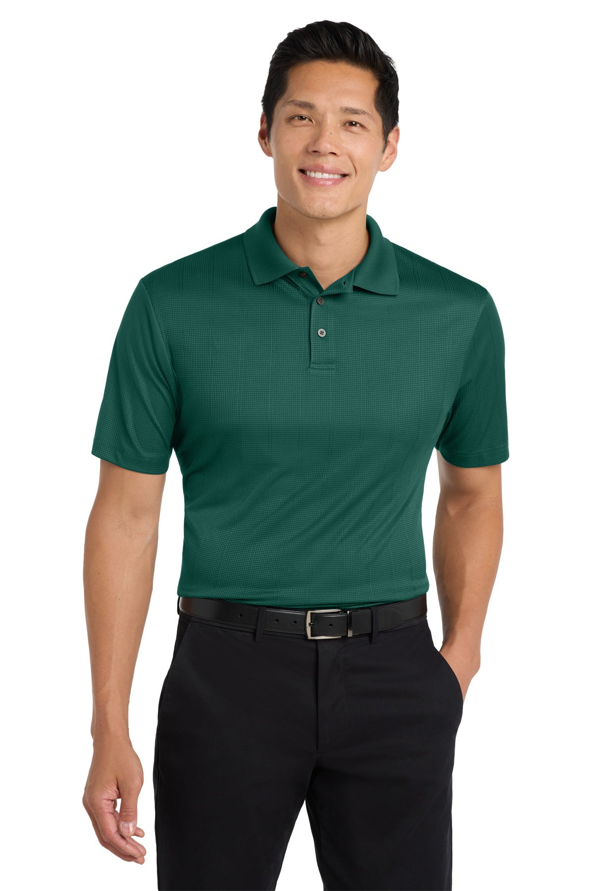 Custom Embroidery or DTF Print - Port Authority ® Performance Fine Jacquard Polo. K528