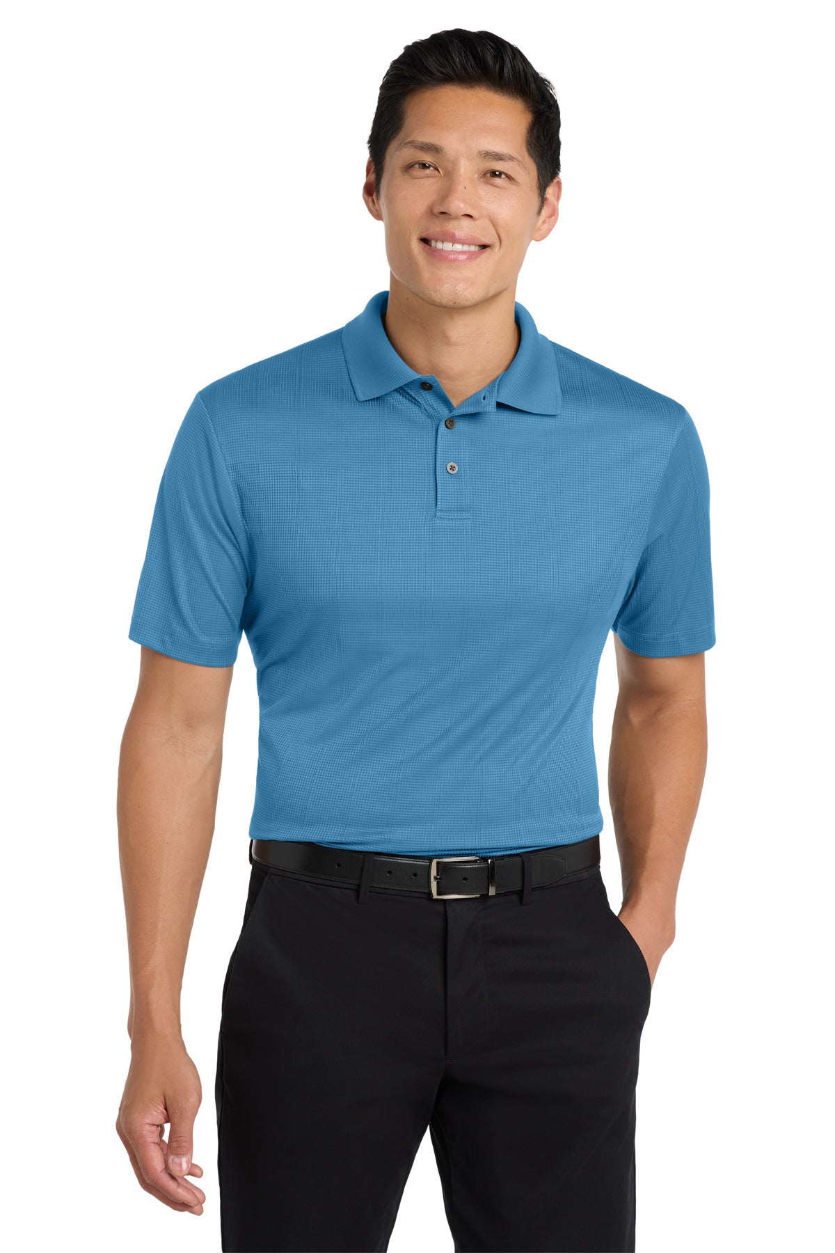 Custom Embroidery or DTF Print - Port Authority ® Performance Fine Jacquard Polo. K528